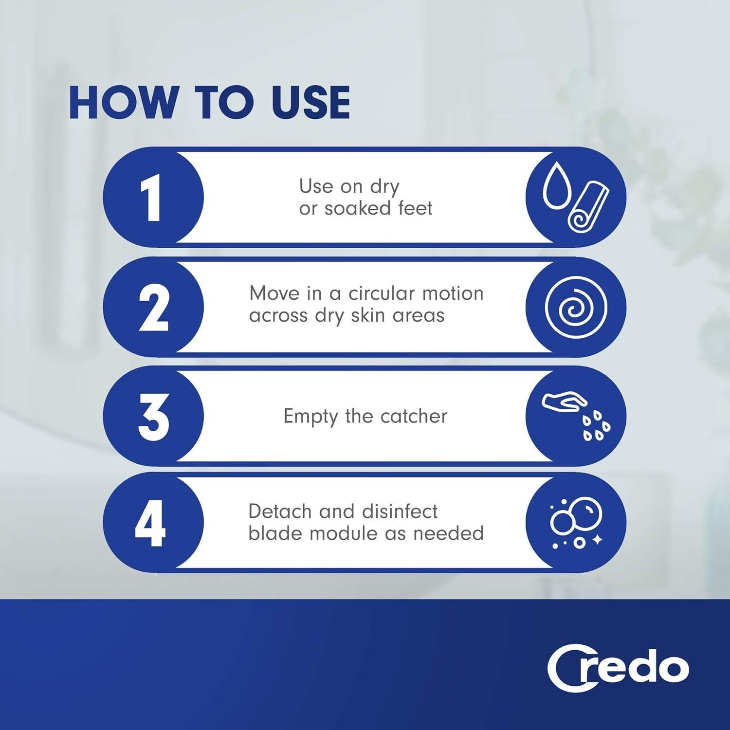 Removedor de Callos Credo Smart Cutter para Pies y Manos