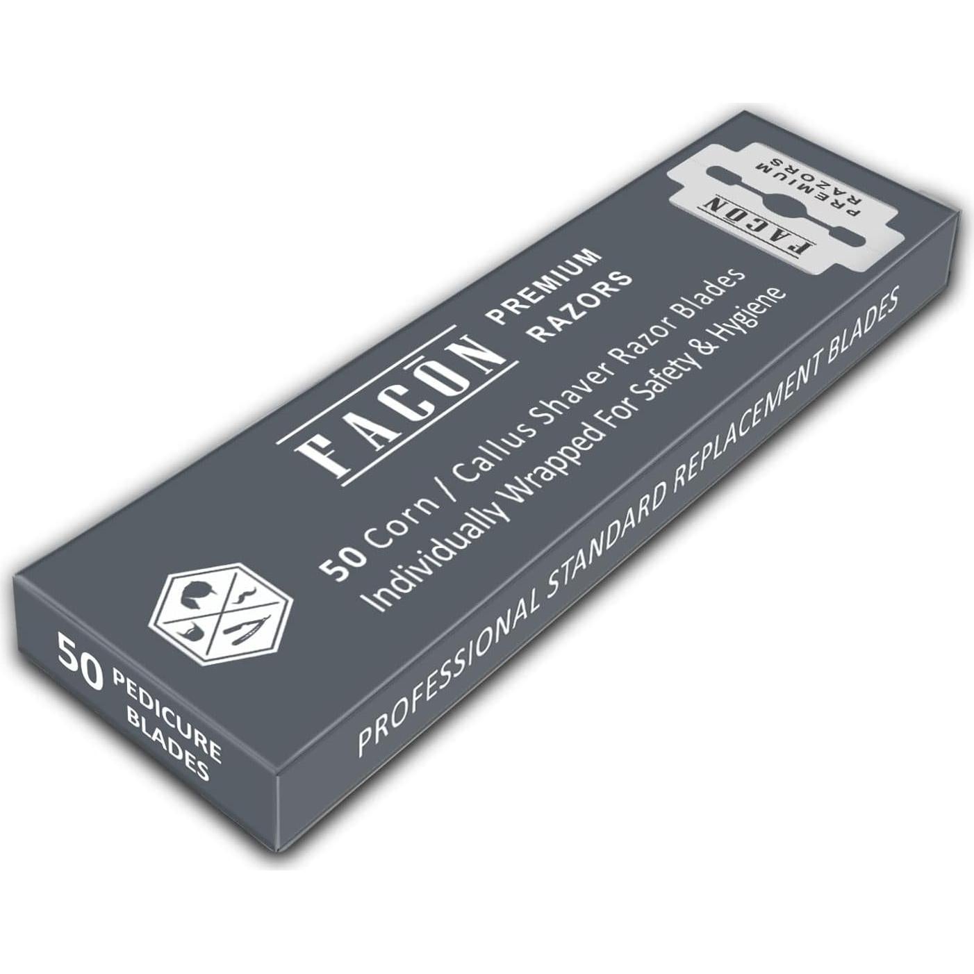 Cuchillas de Repuesto Facón Platinum Acero Inoxidable 50 Unidades