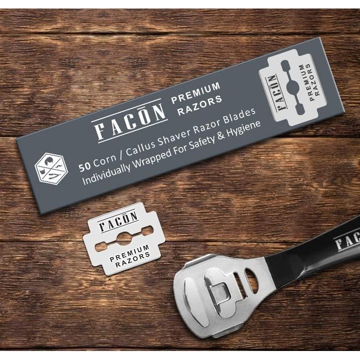 Cuchillas de Repuesto Facón Platinum Acero Inoxidable 50 Unidades