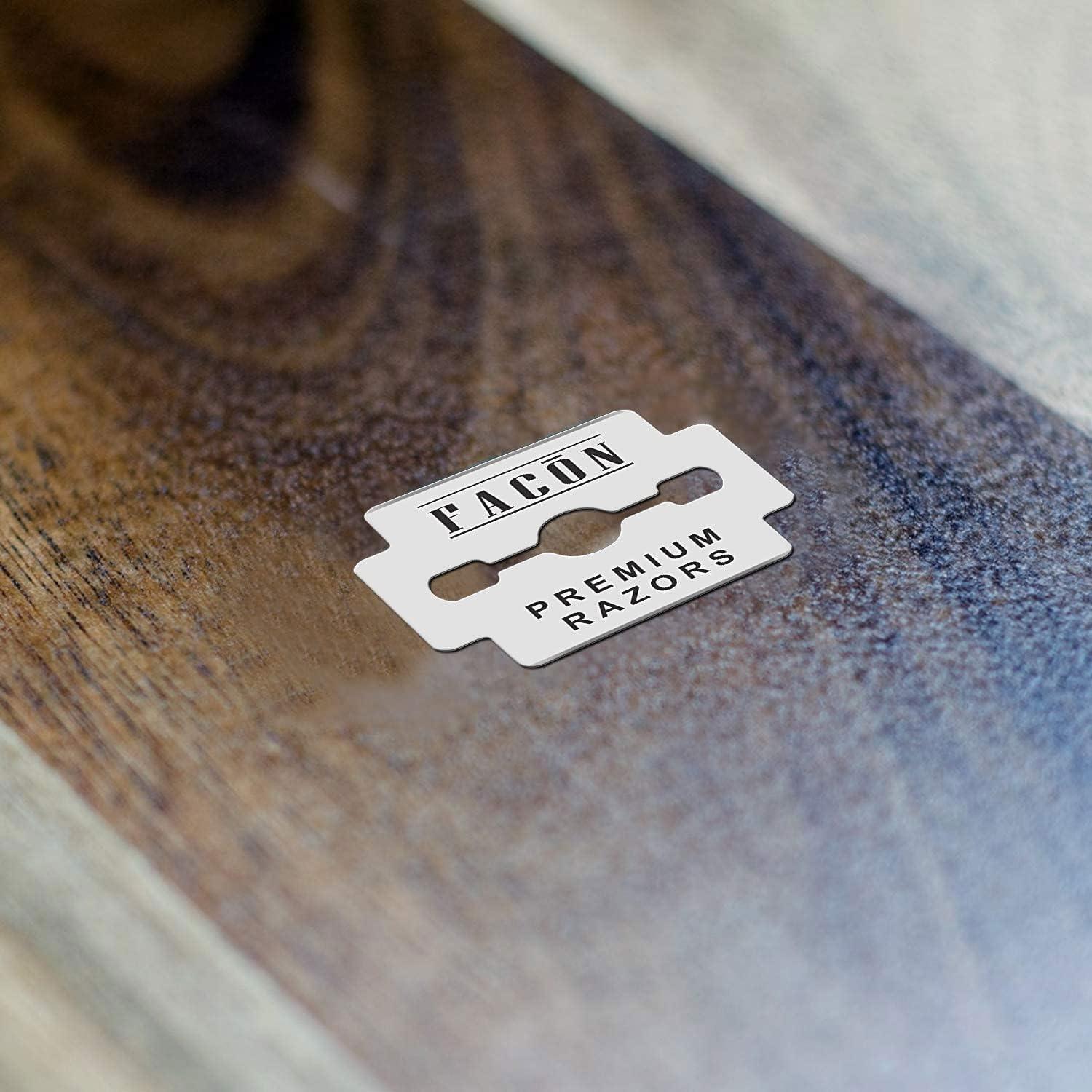 Cuchillas de Repuesto Facón Platinum Acero Inoxidable 50 Unidades