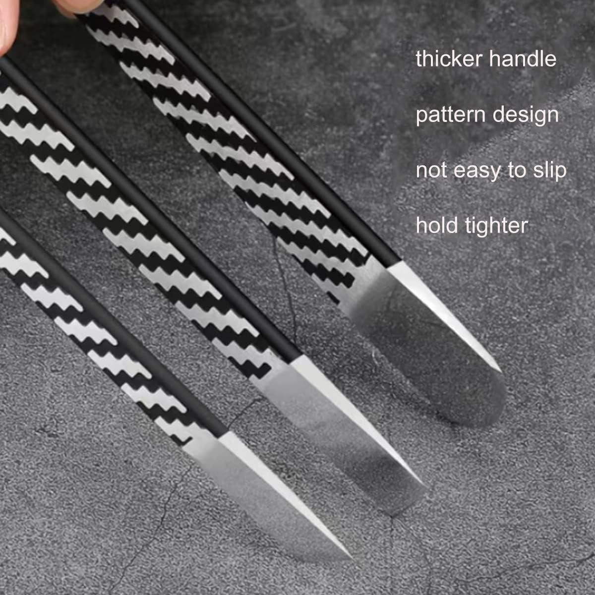 Juego de 4 cuchillos de pedicura WANLIAN para uñas encarnadas