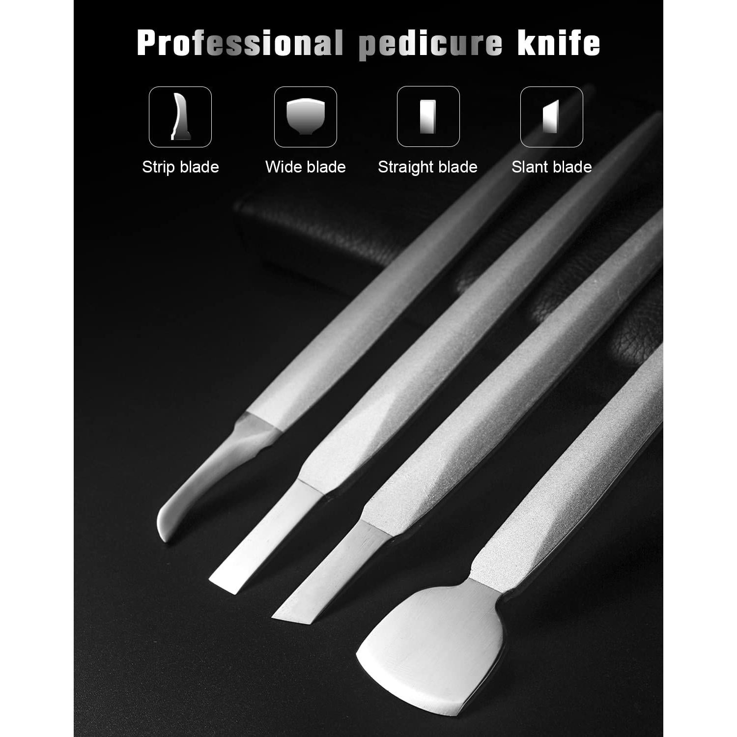 Kit de Pedicura Profesional FERYES 7PCS - Cuchillos Afilados