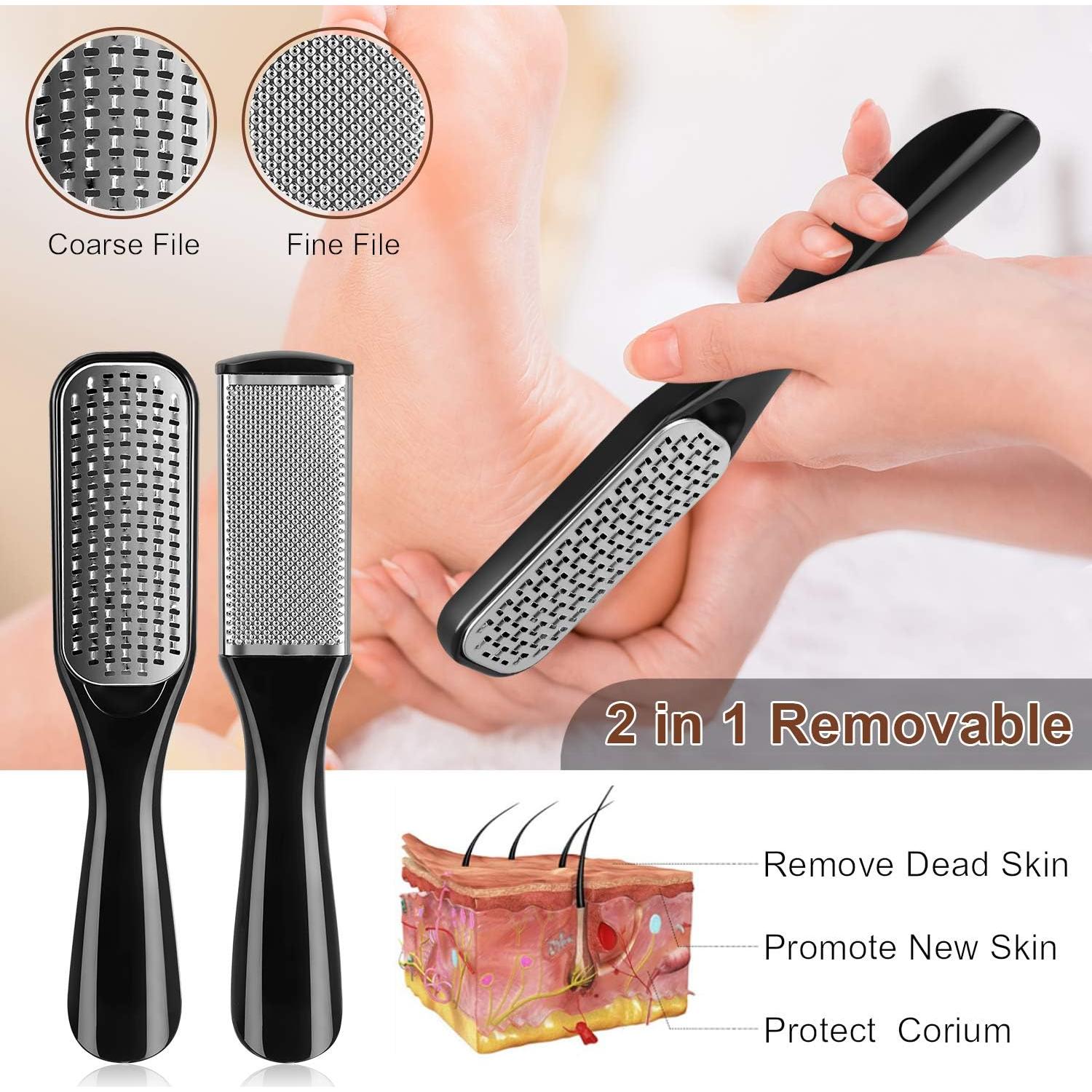 Kit de Pedicura Profesional Rosmax 36 Herramientas Acero Inoxidable