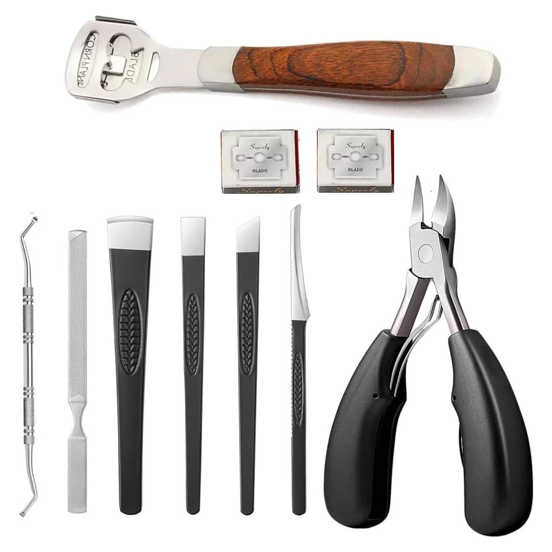 Kit de Cuidado de Pies 29PCS CHICREEN - Acero Inoxidable