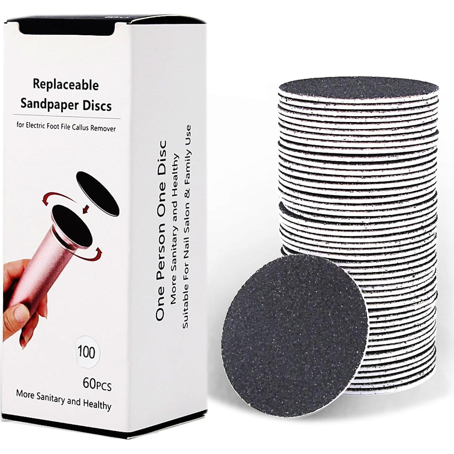60 Discos de Lija Reemplazables I·B·N G para Lima Eléctrica 100 Grano