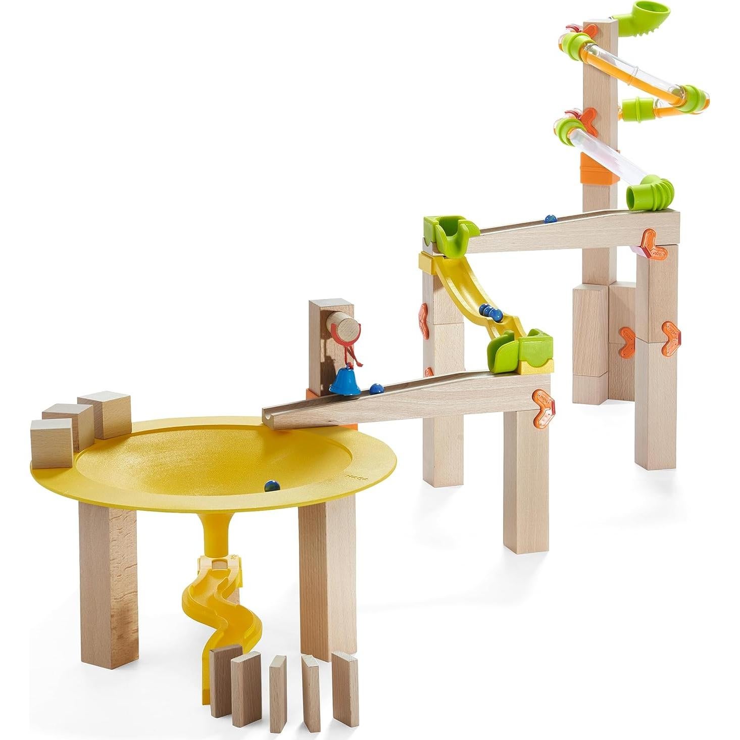 HABA Pista de Bolas Embudo Selva - Carrera de Canicas Madera