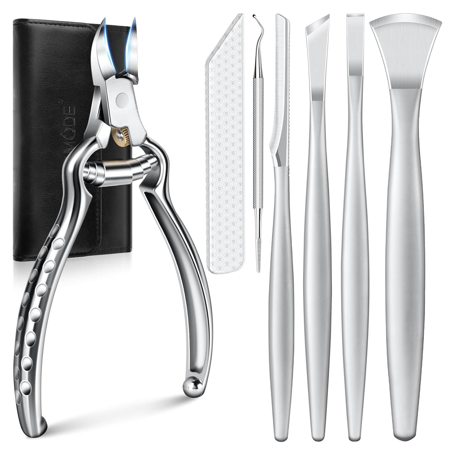 Kit de Pedicura Profesional 7 Piezas DRMODE - Cortauñas y Cuchillos