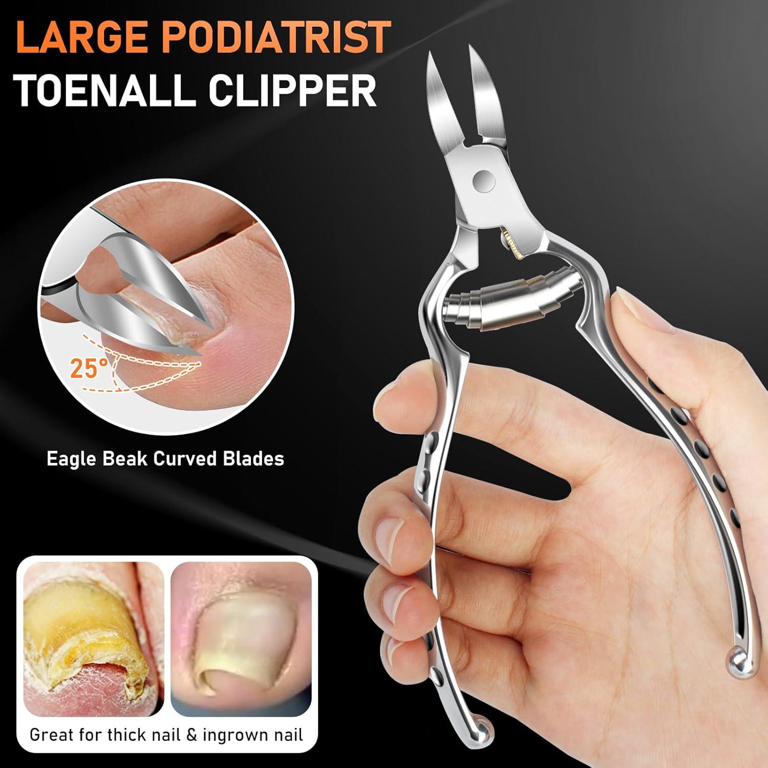 Kit de Pedicura Profesional 7 Piezas DRMODE - Cortauñas y Cuchillos