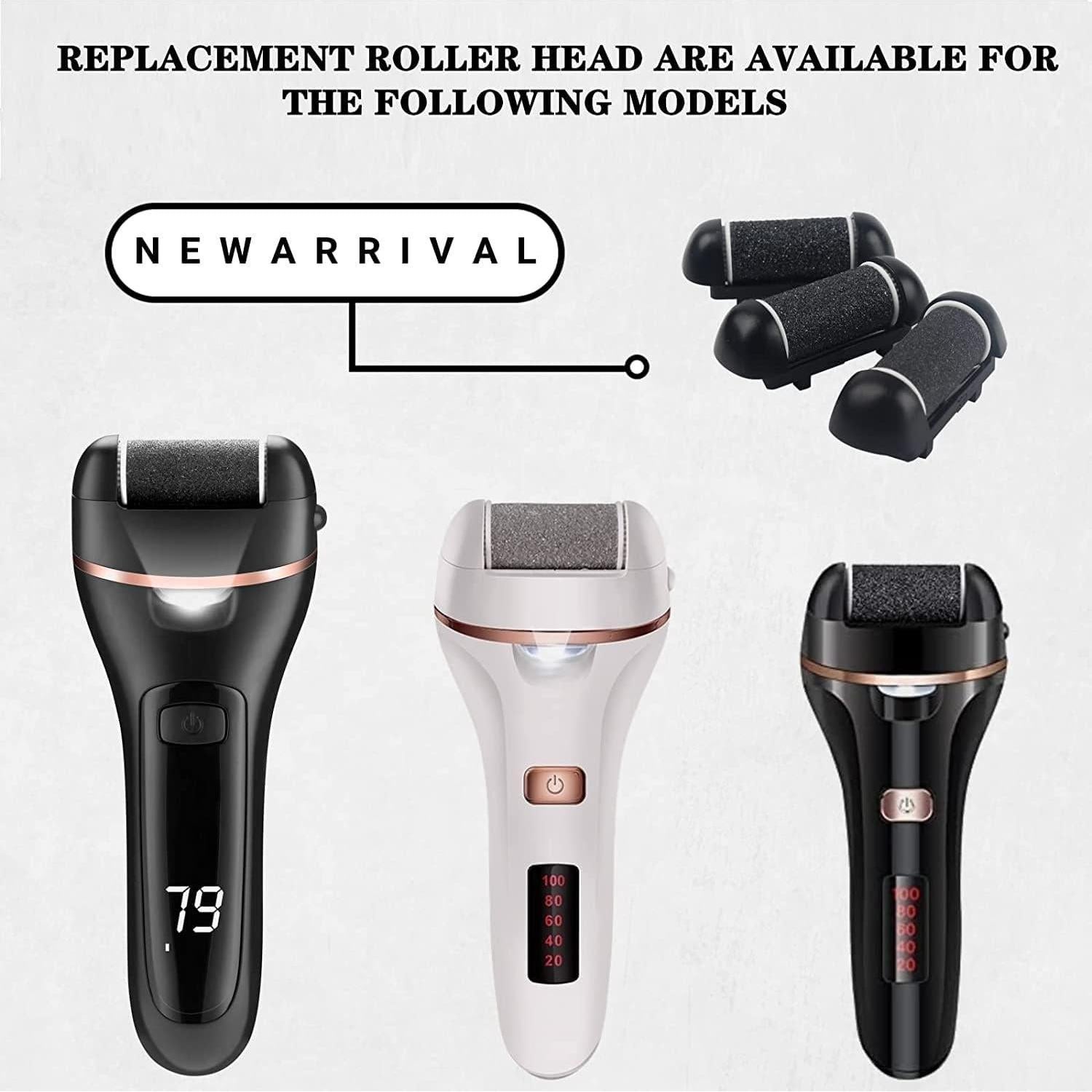 6 Piezas Cabezal de Rodillo Reemplazo Shizhou para Pedicura