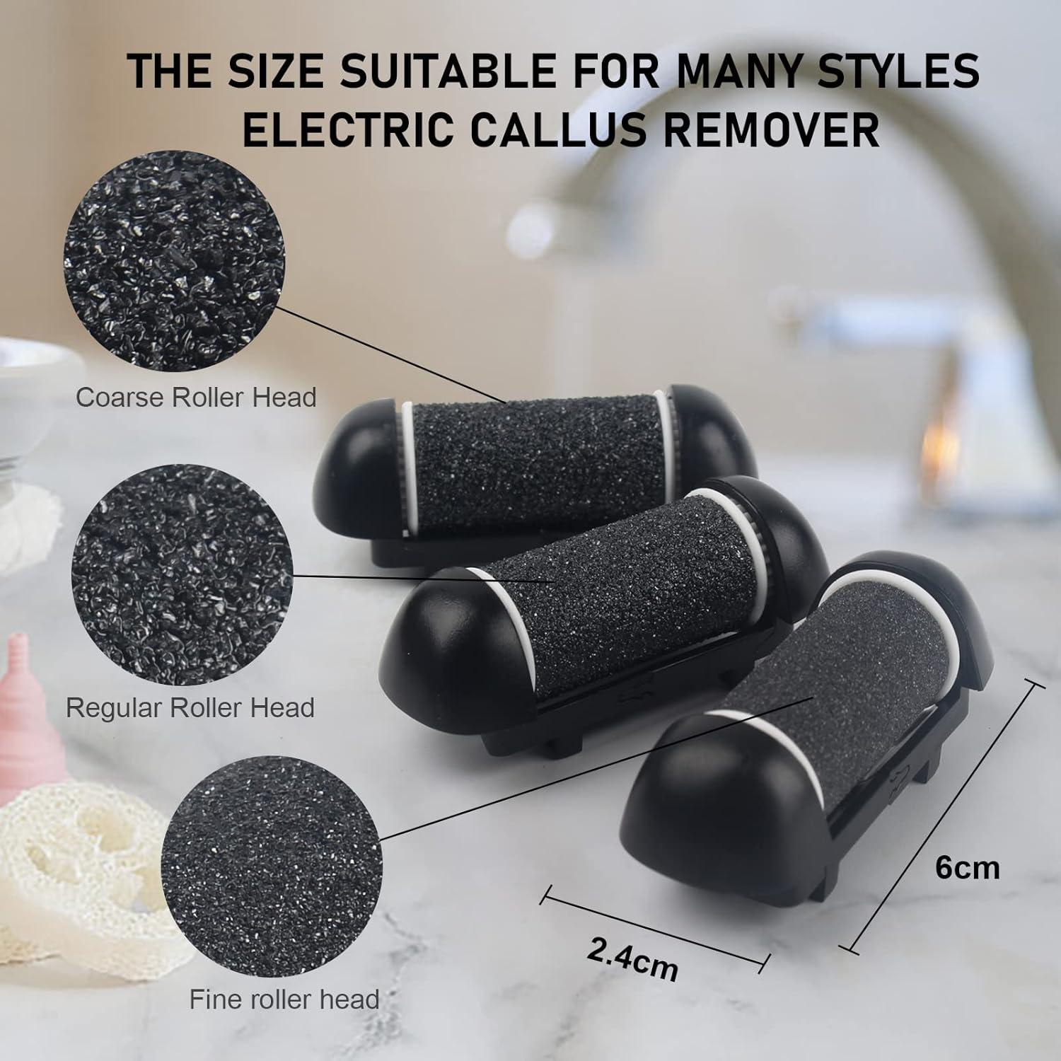 6 Piezas Cabezal de Rodillo Reemplazo Shizhou para Pedicura