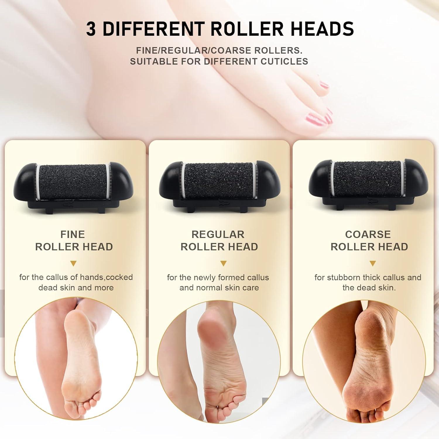 6 Piezas Cabezal de Rodillo Reemplazo Shizhou para Pedicura