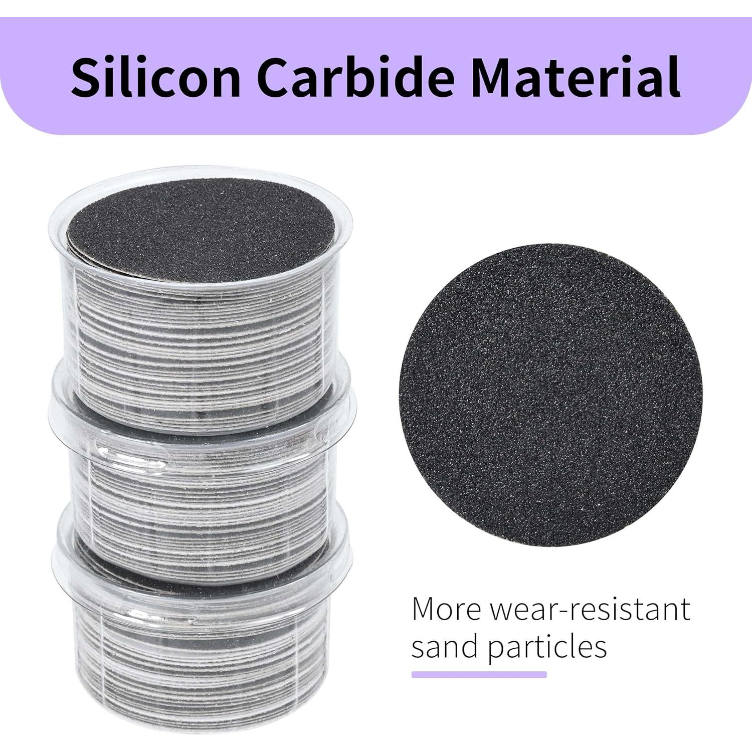 120 Discos de Lija 180 Granos Finos FancyJun para Callos