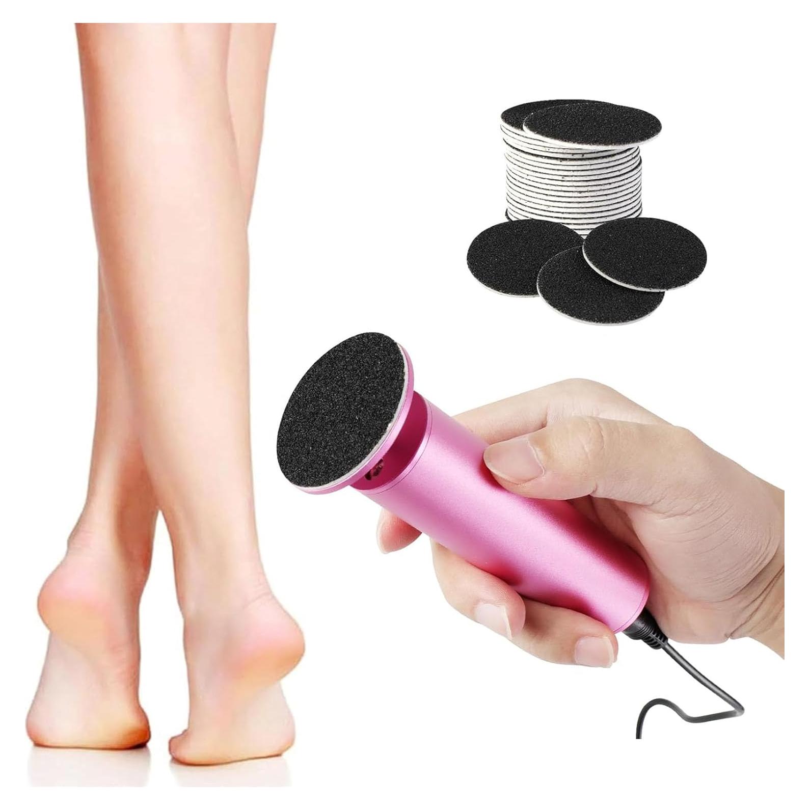 Lima Eléctrica para Pies HOVGN - Removedor de Callos, 60 Discos