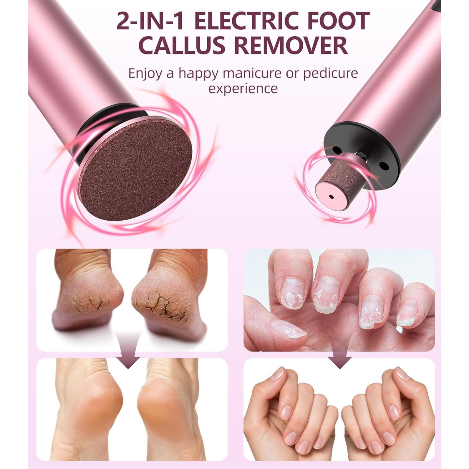 Removedor de Callos Eléctrico Inalámbrico ERYUHAIAN 6 Velocidades
