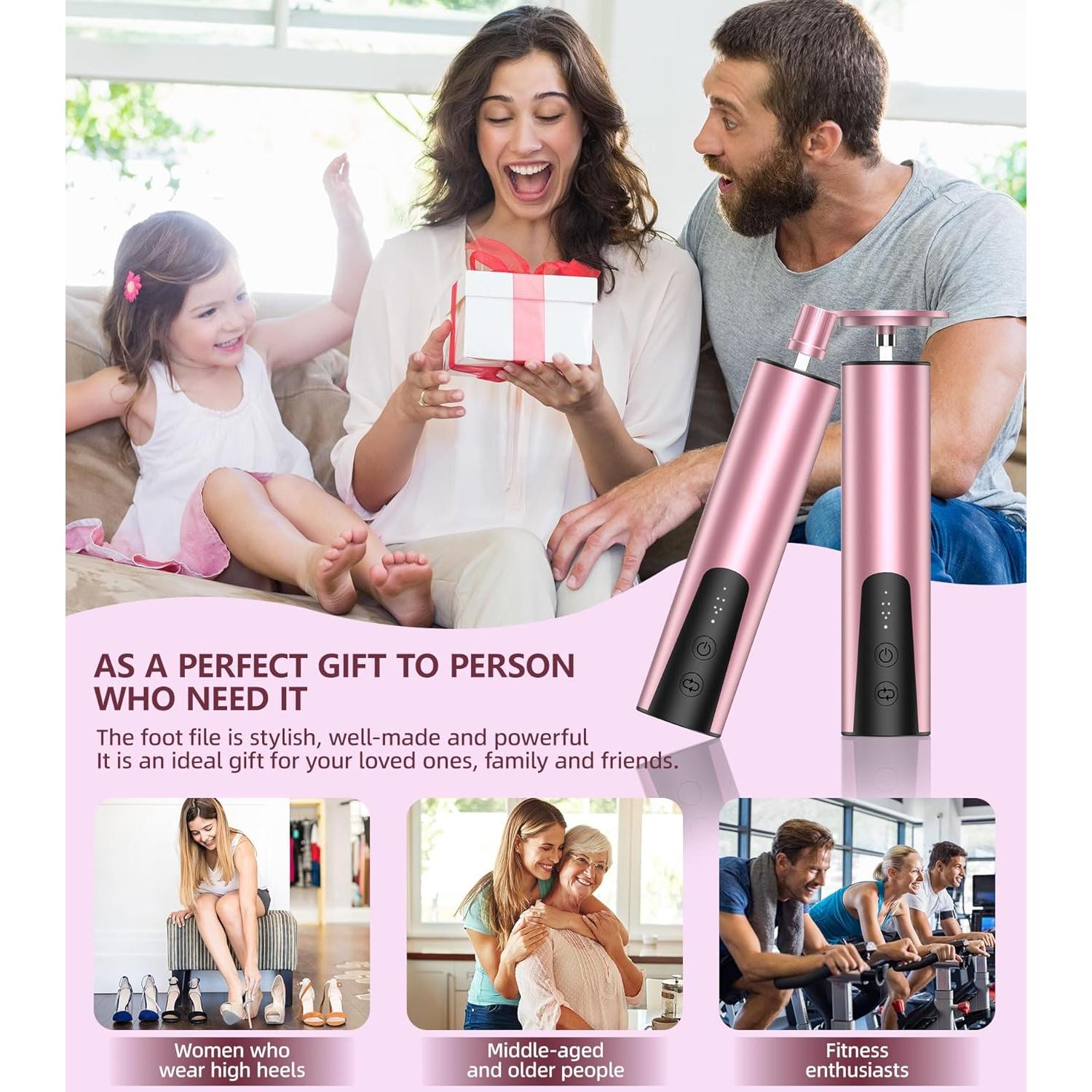 Removedor de Callos Eléctrico Inalámbrico ERYUHAIAN 6 Velocidades