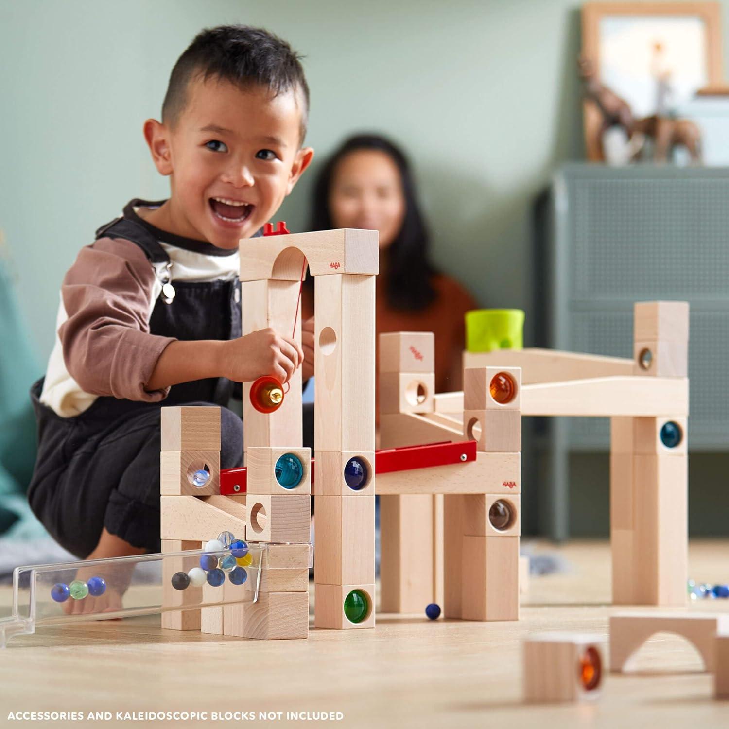 HABA Pista de Bolas Grande 42 Piezas para 3 a 10 Años