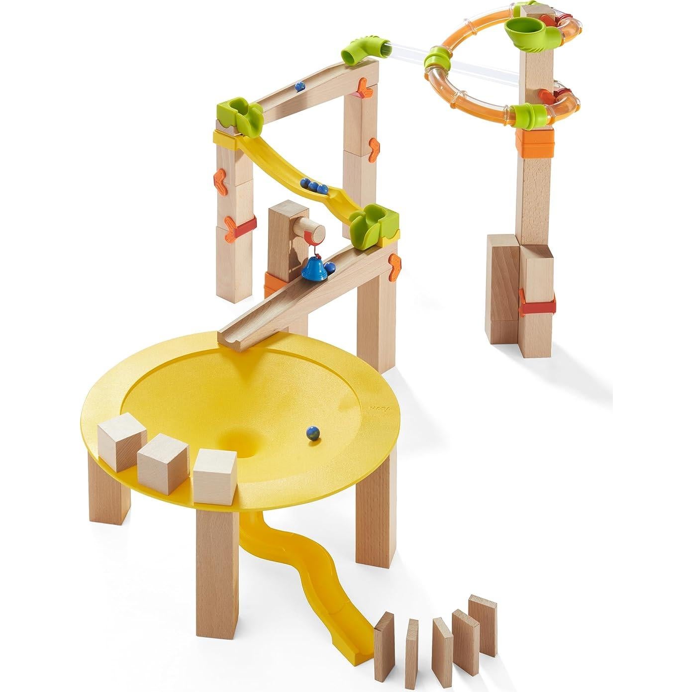 HABA Pista de Bolas Embudo Selva - Carrera de Canicas