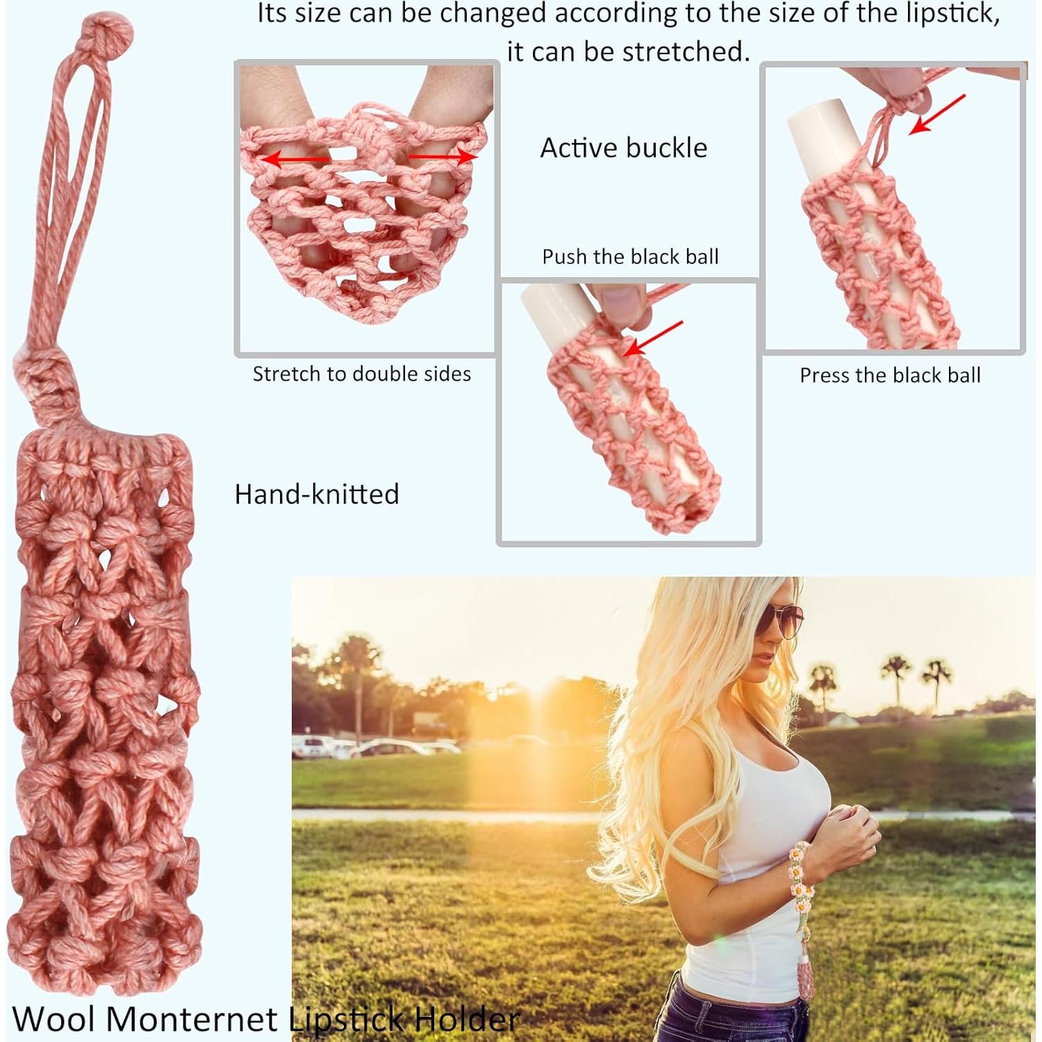 Monedero de Llave Boho BIHRTC con Pulsera y Soporte Labial