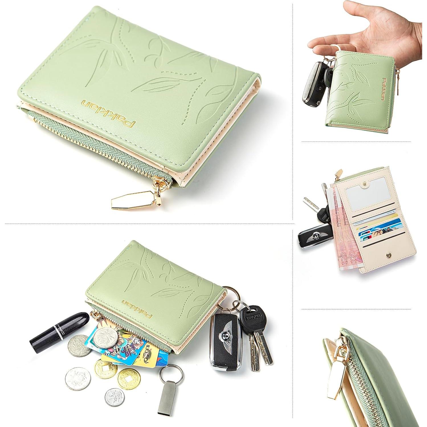 Pulsera llavero de silicona Adorve con monedero y tarjetas - Verde