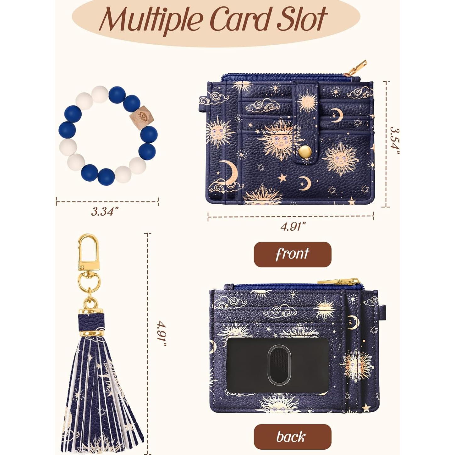 Billetera Bistup para Mujeres con Llavero y RFID - Diseño Compacto