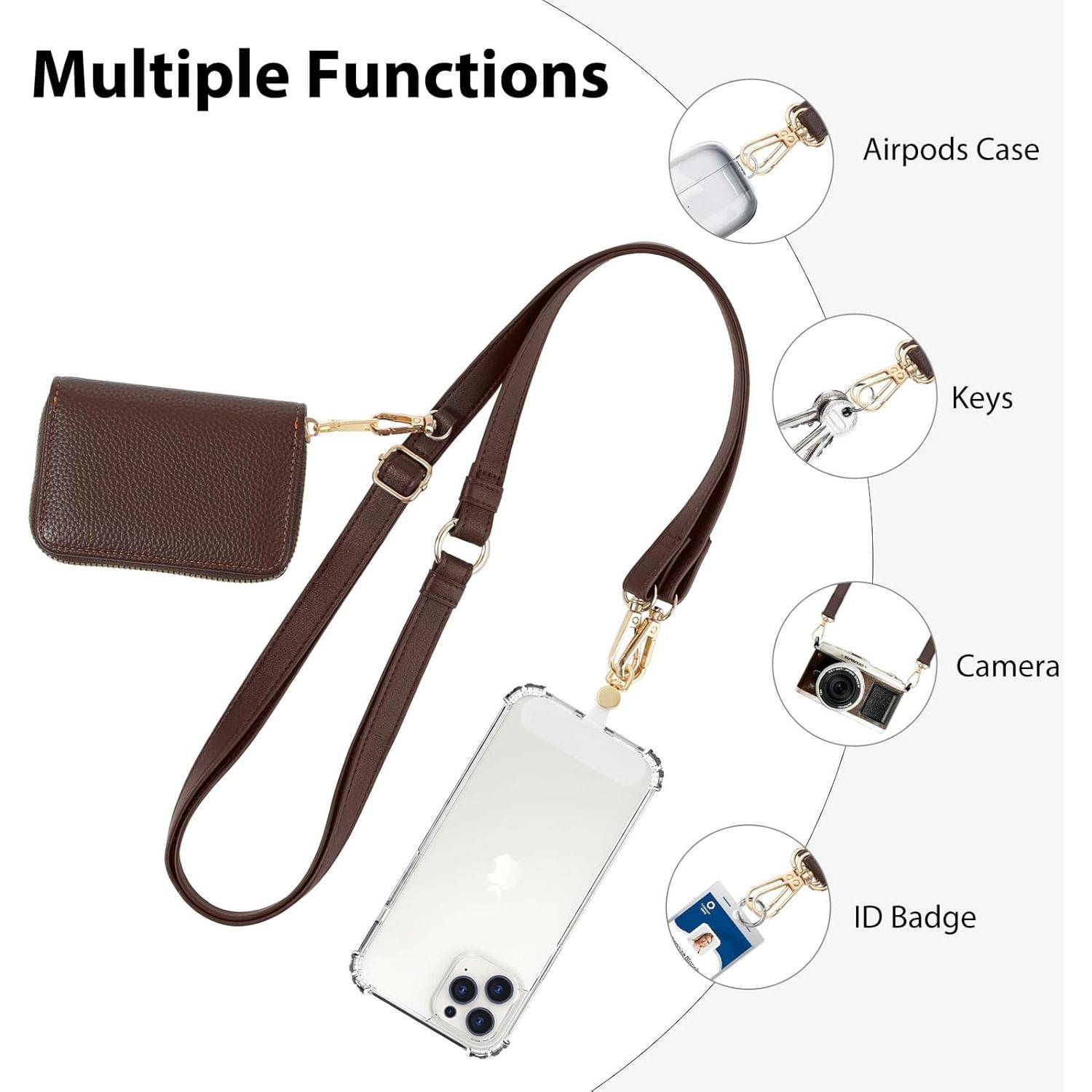 Correa Universal para Teléfono MoKo Clip y Go con Billetera