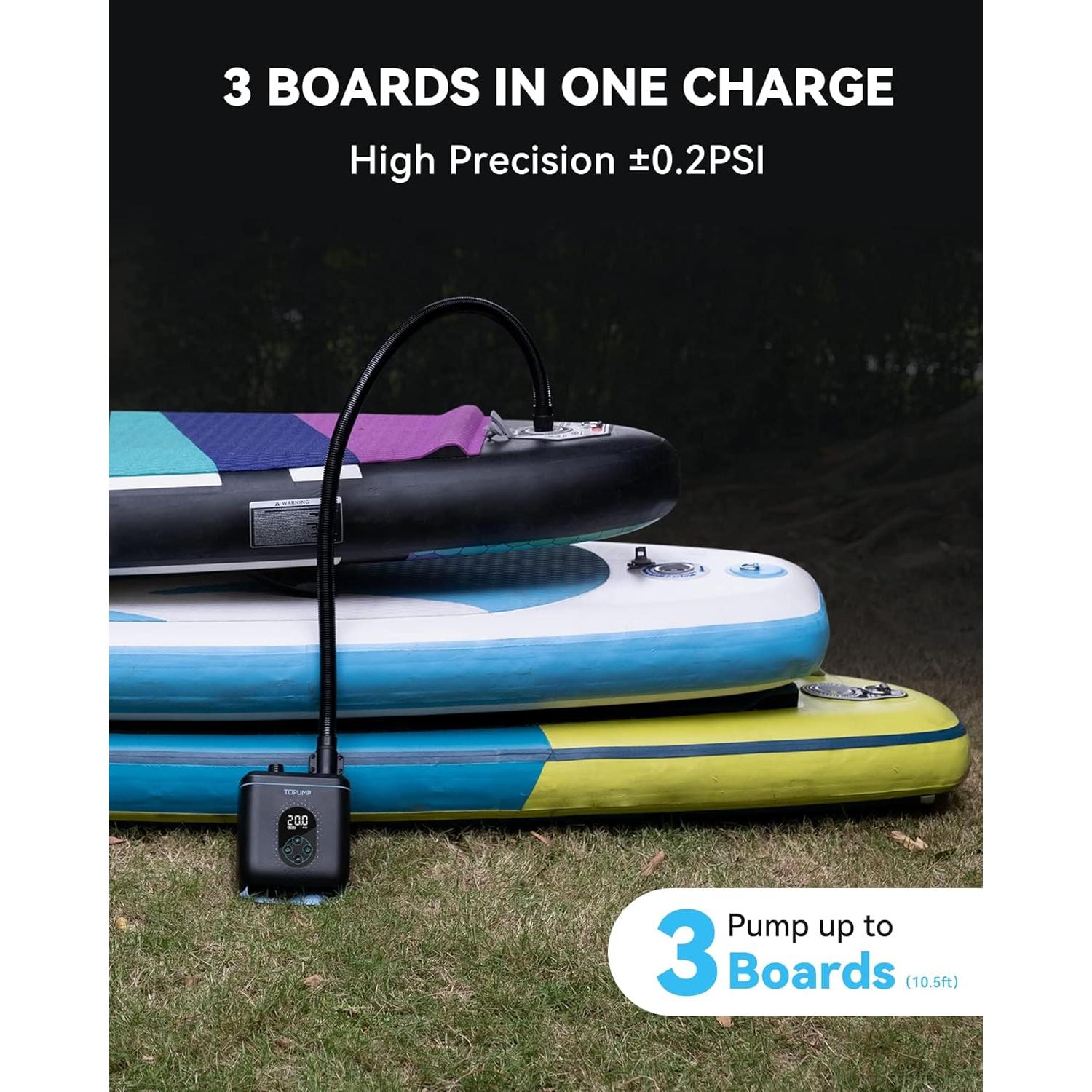 Bomba de Aire Eléctrica TOPUMP TPS260 20 PSI Portátil