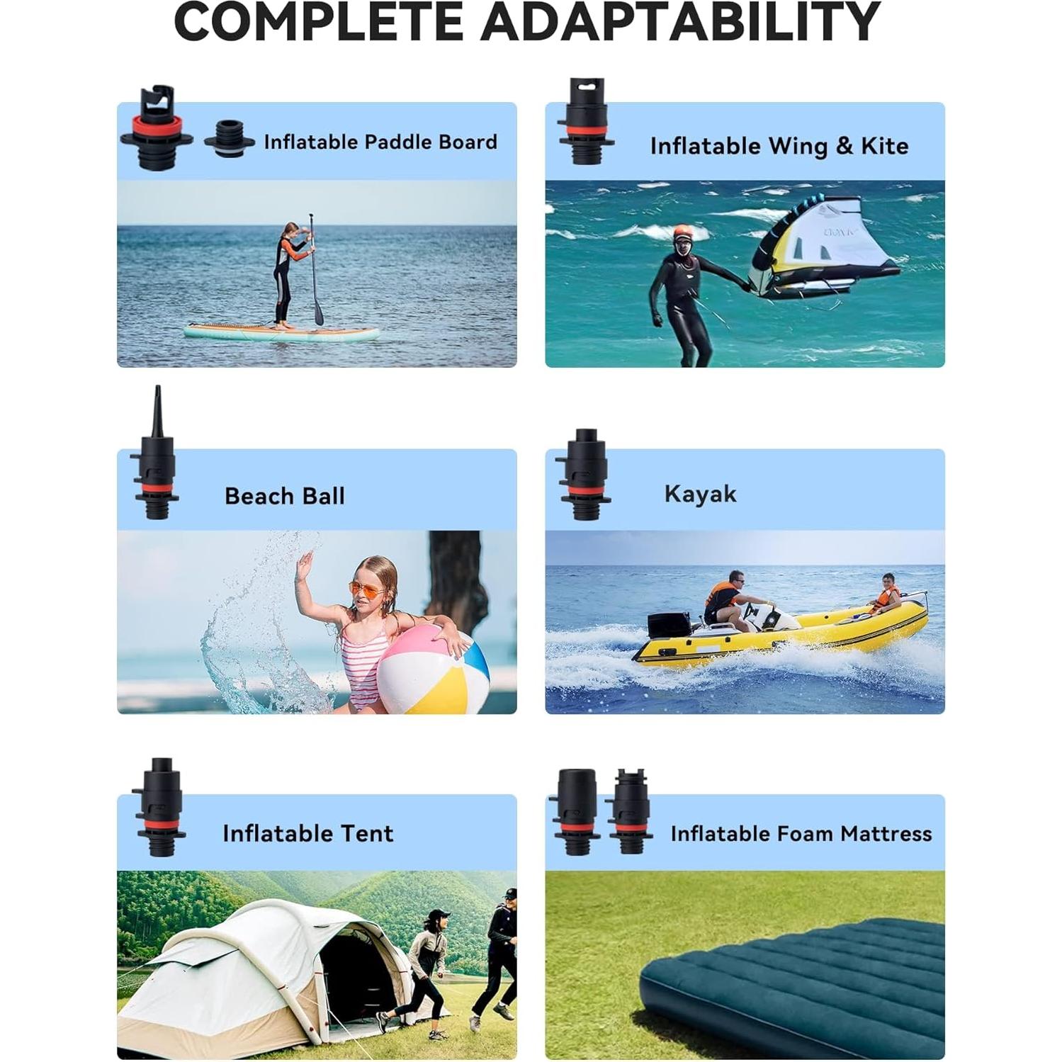 Bomba de Aire Eléctrica TOPUMP TPS260 20 PSI Portátil