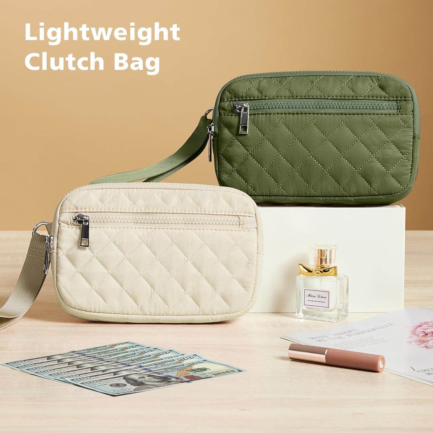 Cartera de Muñeca DIXEIGHT Verde con Protección RFID 20.1x12.7cm