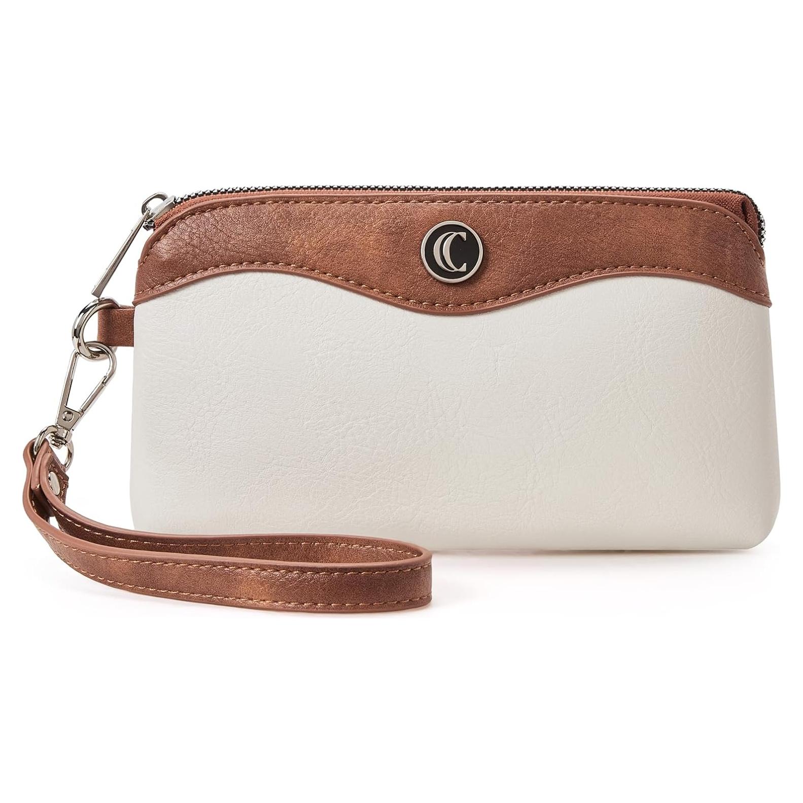 Cartera de Muñeca CLUCI para Mujeres Cuero Sintético 21x3x13cm