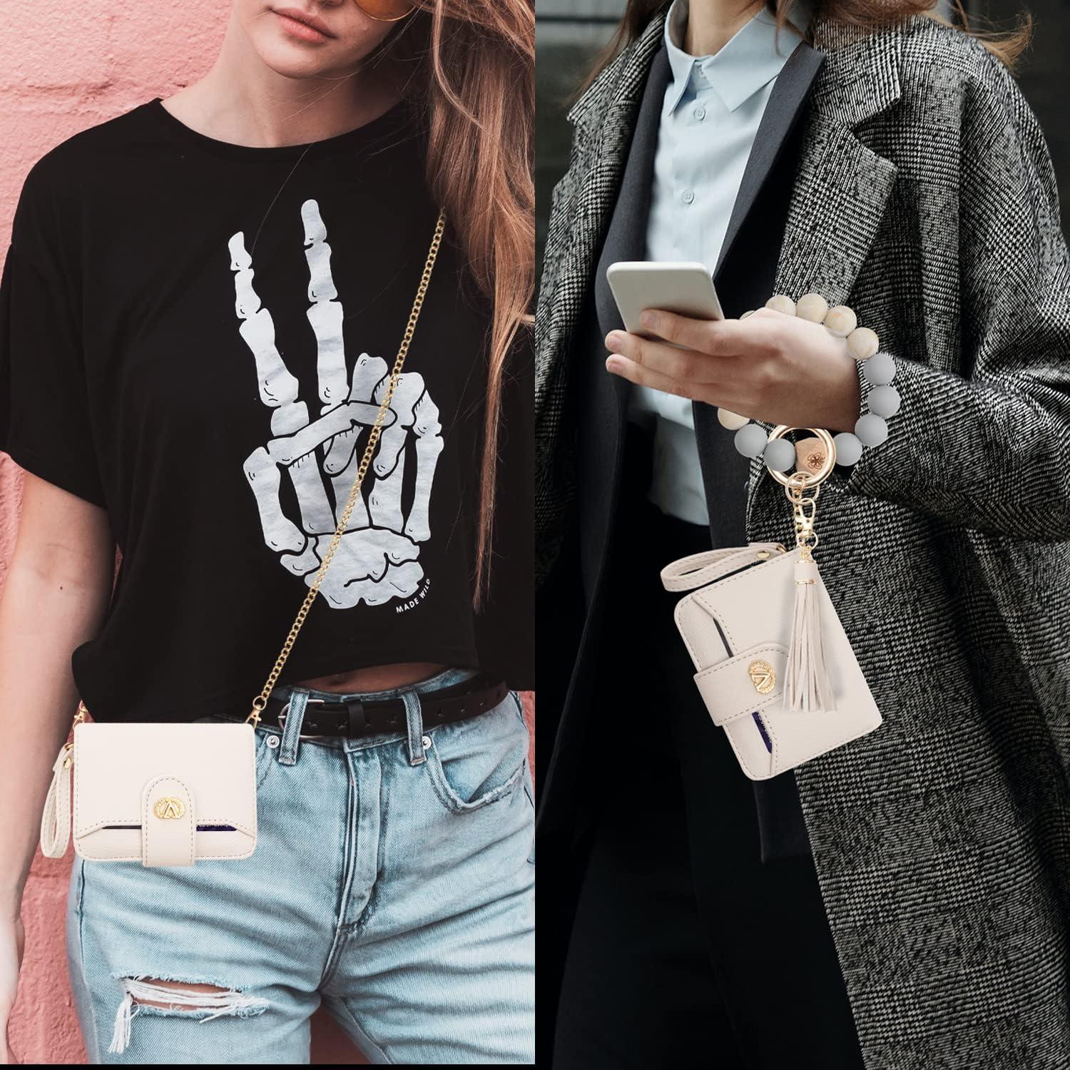 Billetera Multifuncional de Silicona con Llavero y 16 Tarjetas