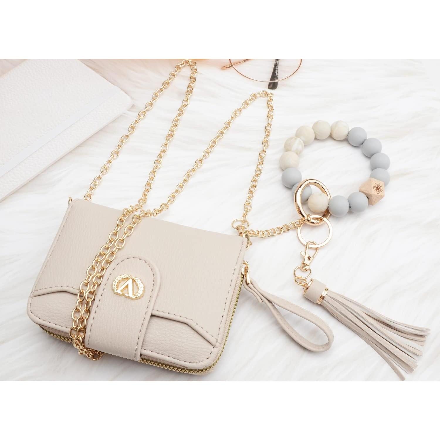 Billetera Multifuncional de Silicona con Llavero y 16 Tarjetas