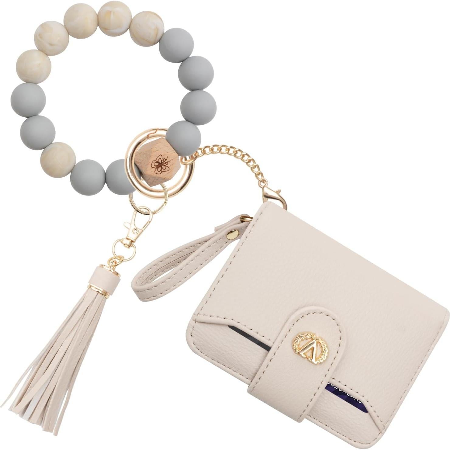 Billetera Multifuncional de Silicona con Llavero y 16 Tarjetas