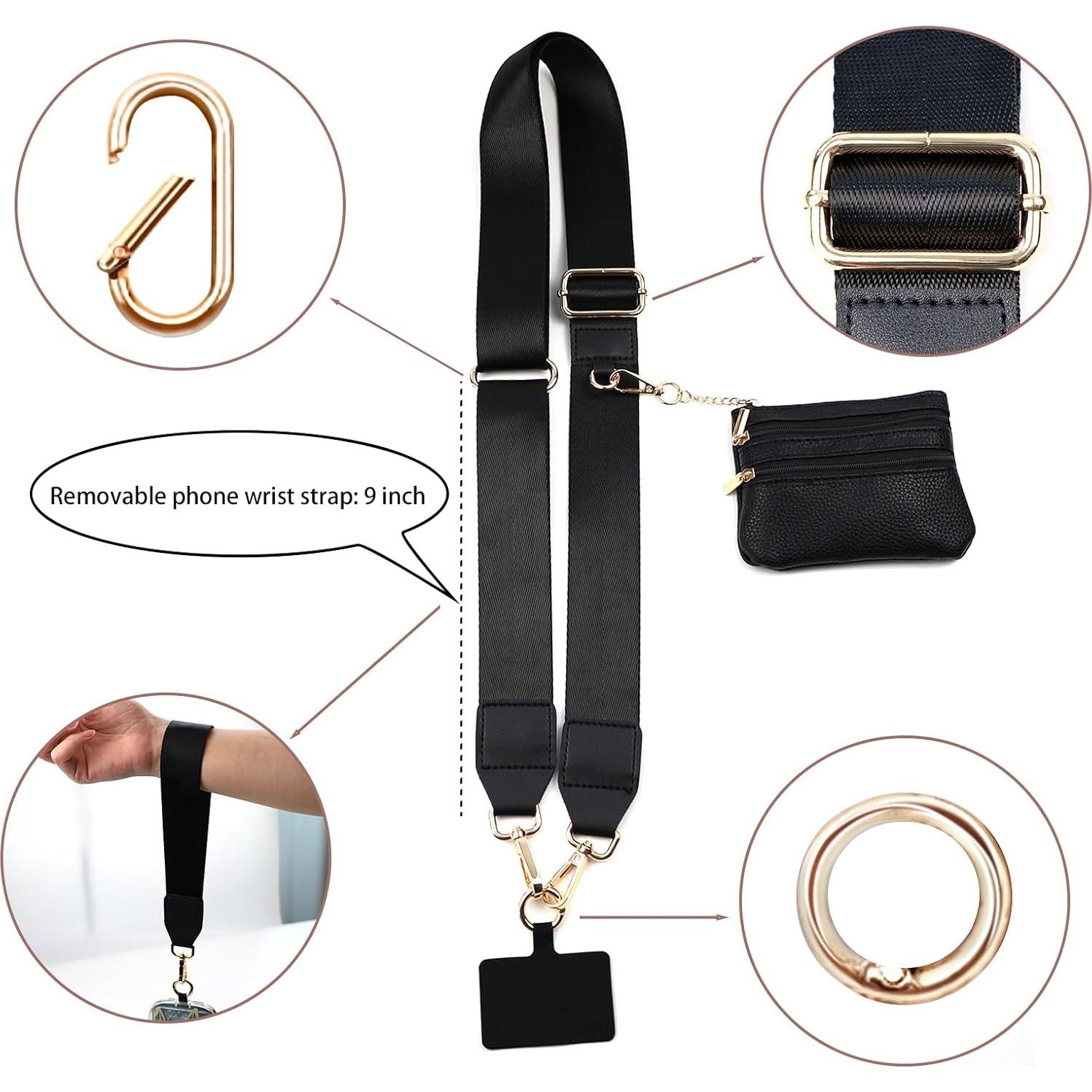 Funda Correa Clip and Go Incolumitas con Billetera Negra