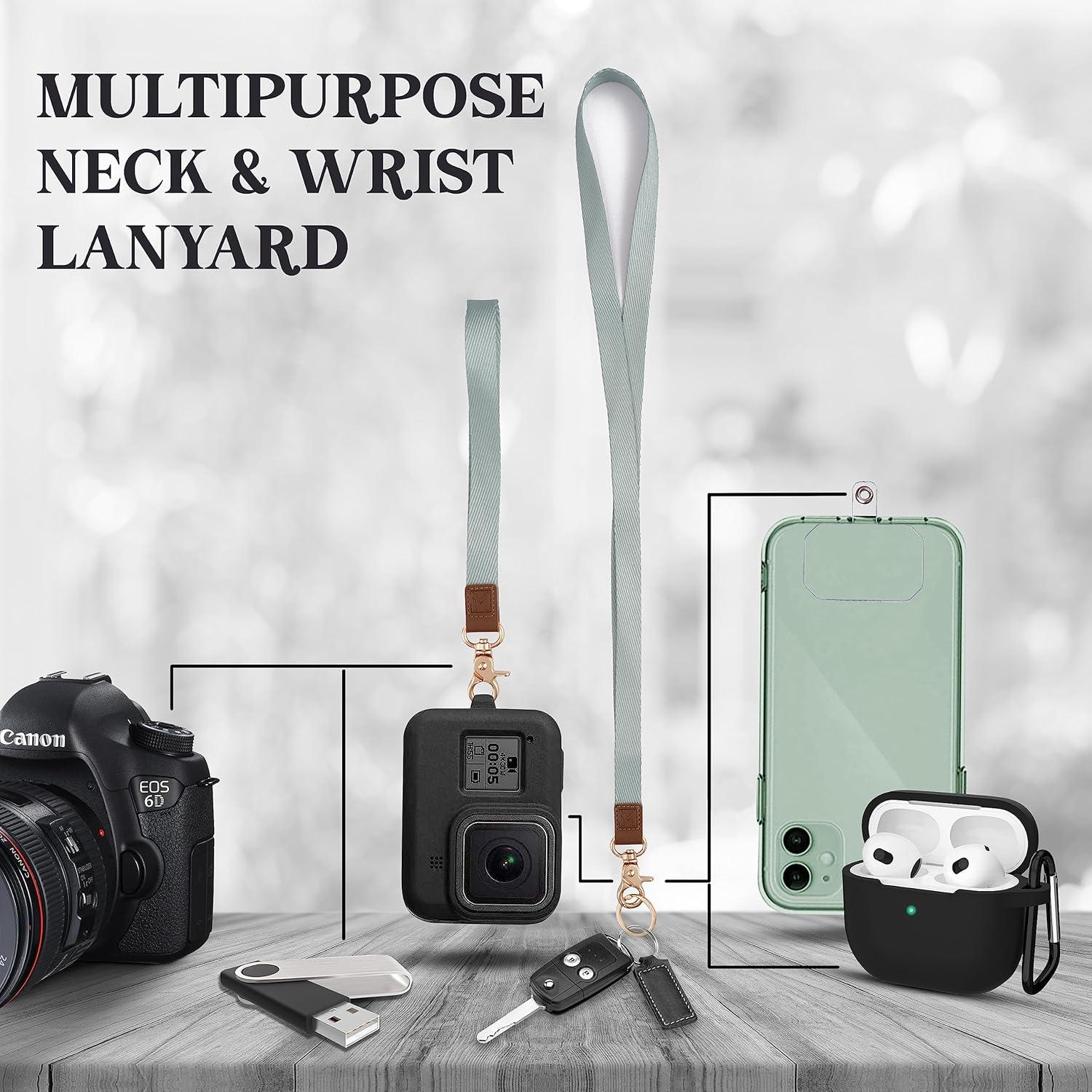 Porta Credencial 2 en 1 Mondo Designs Verde con Cordón