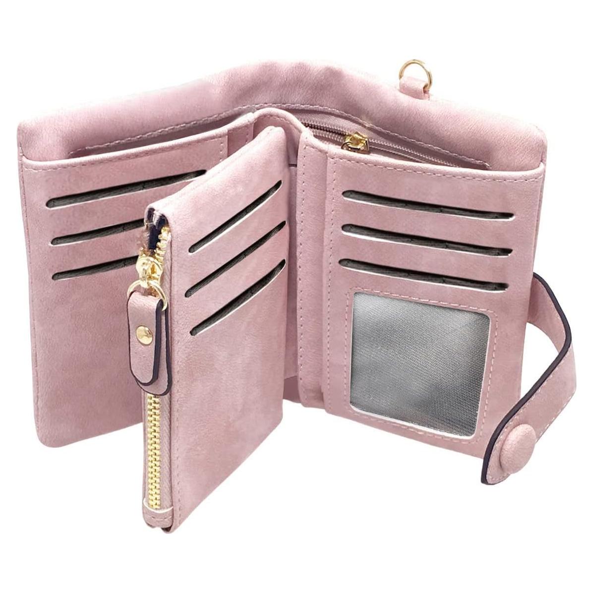 Cartera Bifold RFID de Cuero PU para Mujeres - TOPKULL