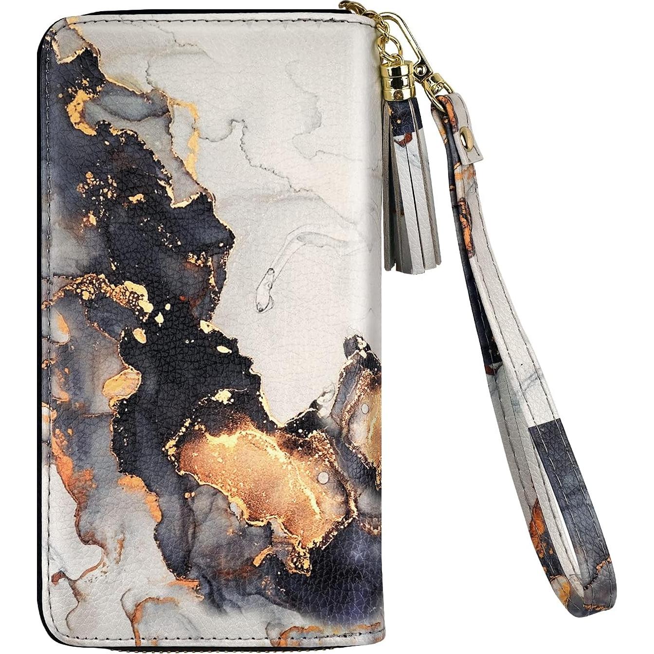 Cartera para Mujeres PU con Borlas y Correa - 19.5x10.8cm