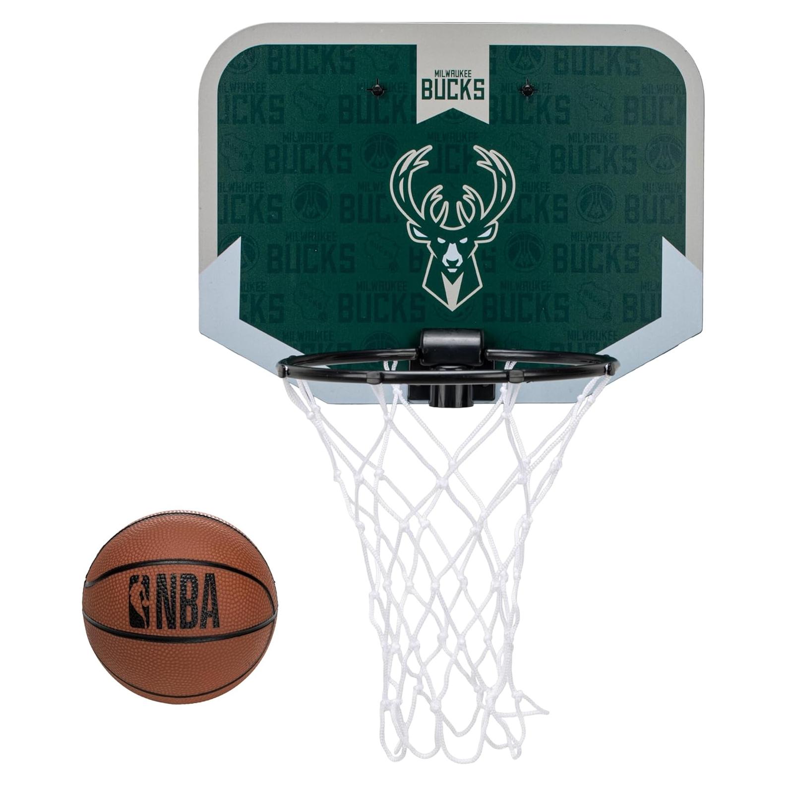 Aro de Baloncesto Mini Franklin Sports NBA Milwaukee Bucks