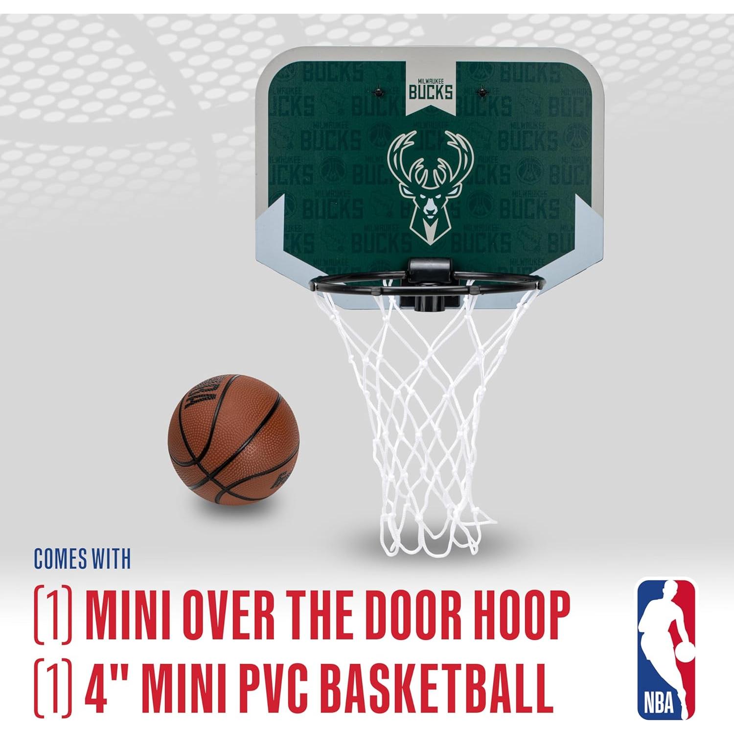 Aro de Baloncesto Mini Franklin Sports NBA Milwaukee Bucks