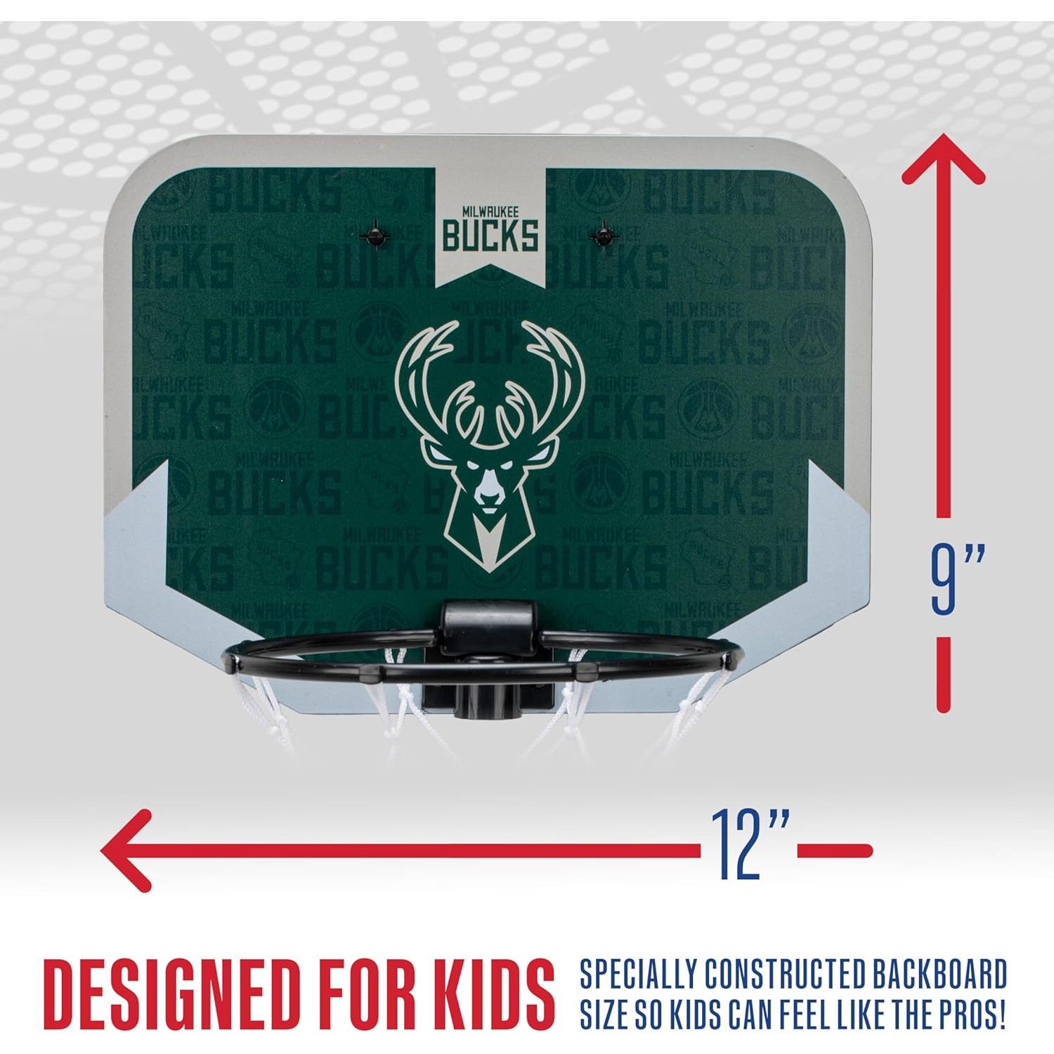Aro de Baloncesto Mini Franklin Sports NBA Milwaukee Bucks