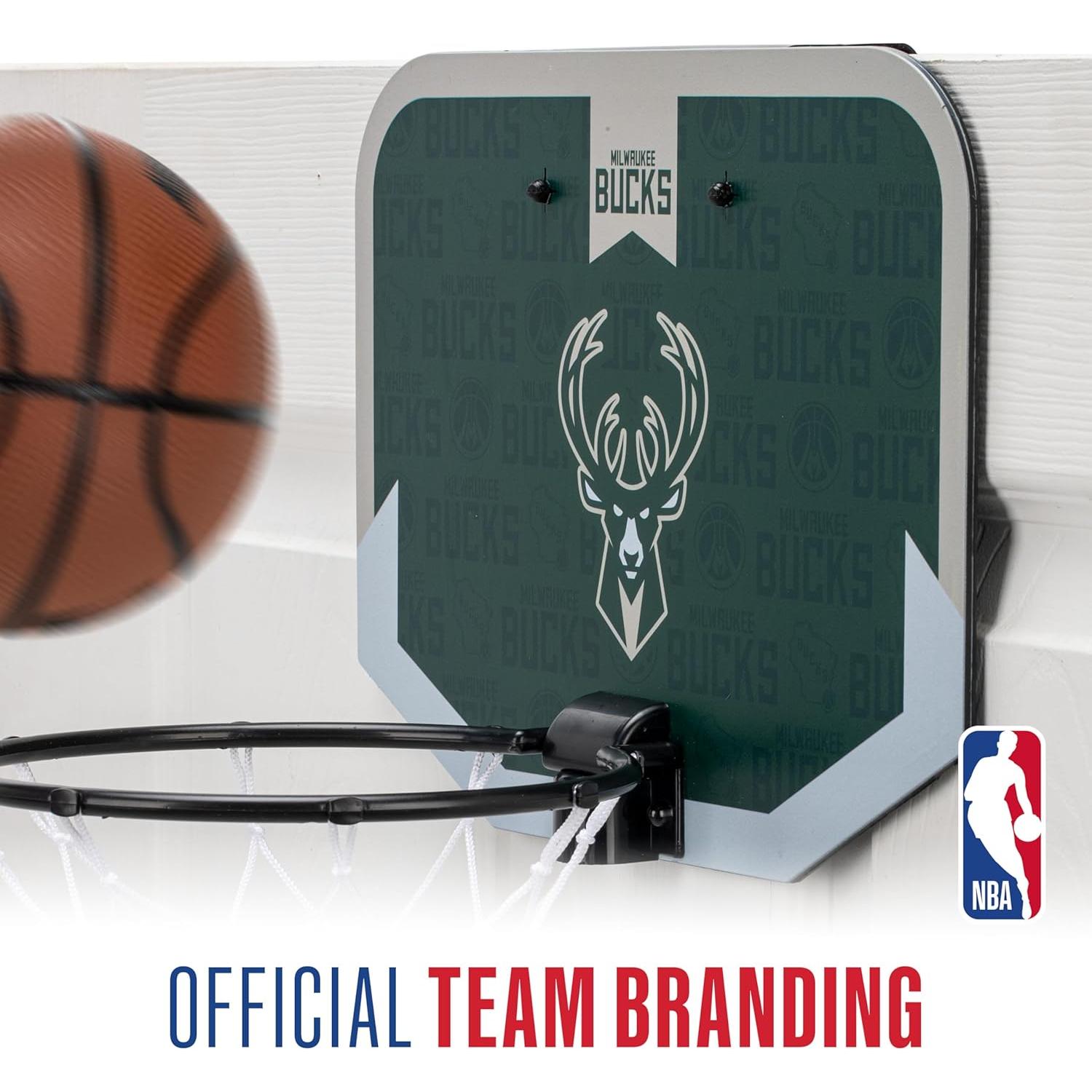 Aro de Baloncesto Mini Franklin Sports NBA Milwaukee Bucks