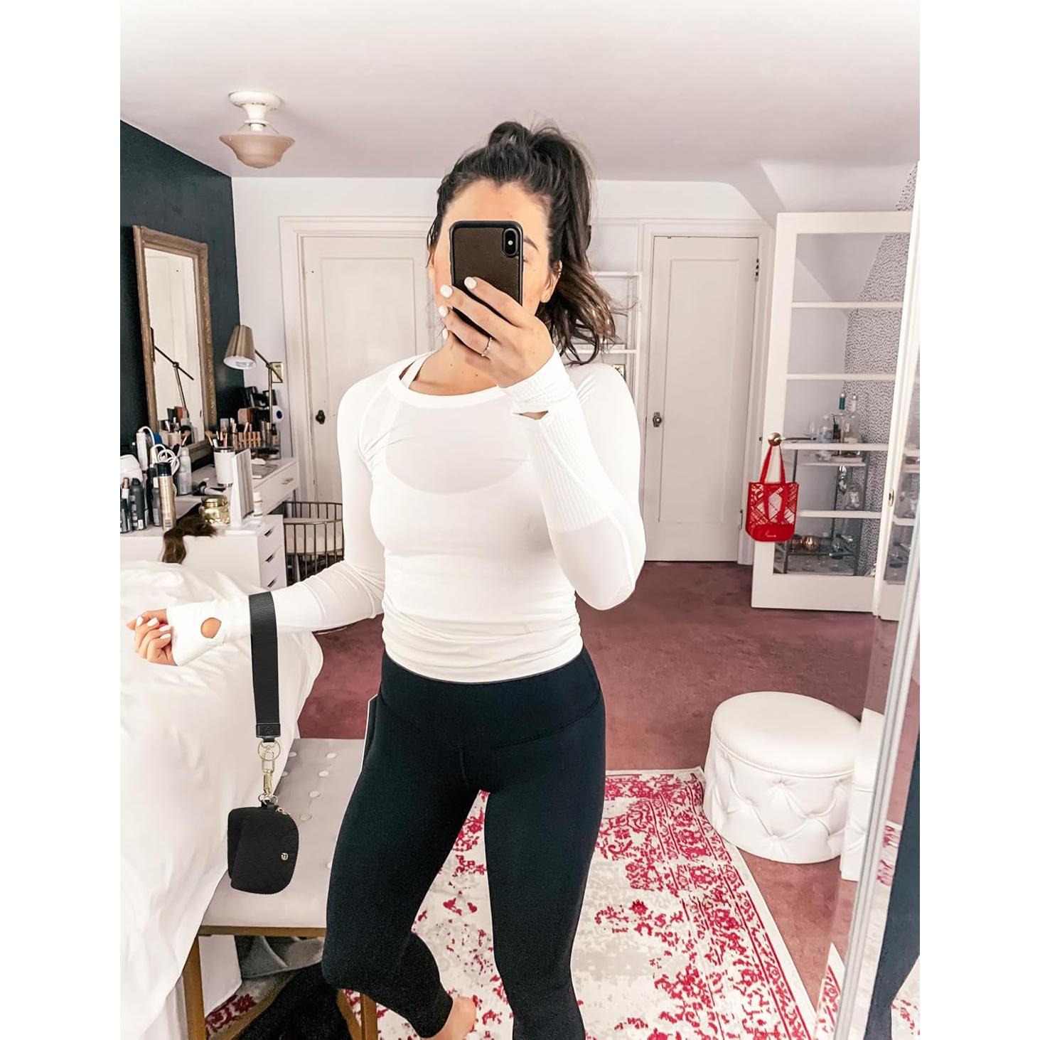 Cartera de muñeca FODOKO para mujeres con 2 monederos desmontables