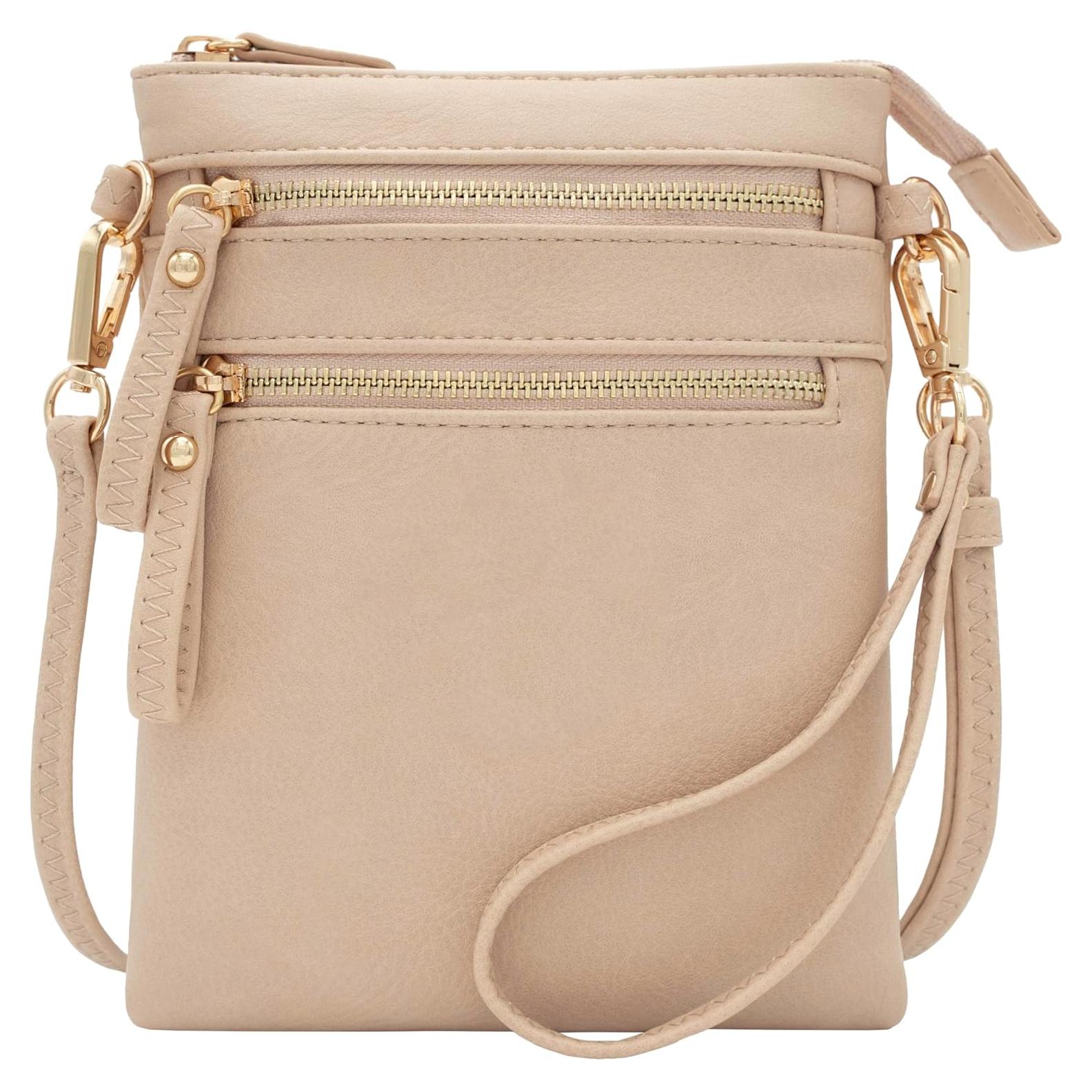 Bolso Cruzado Pequeño Solene para Mujeres - Múltiples Bolsillos