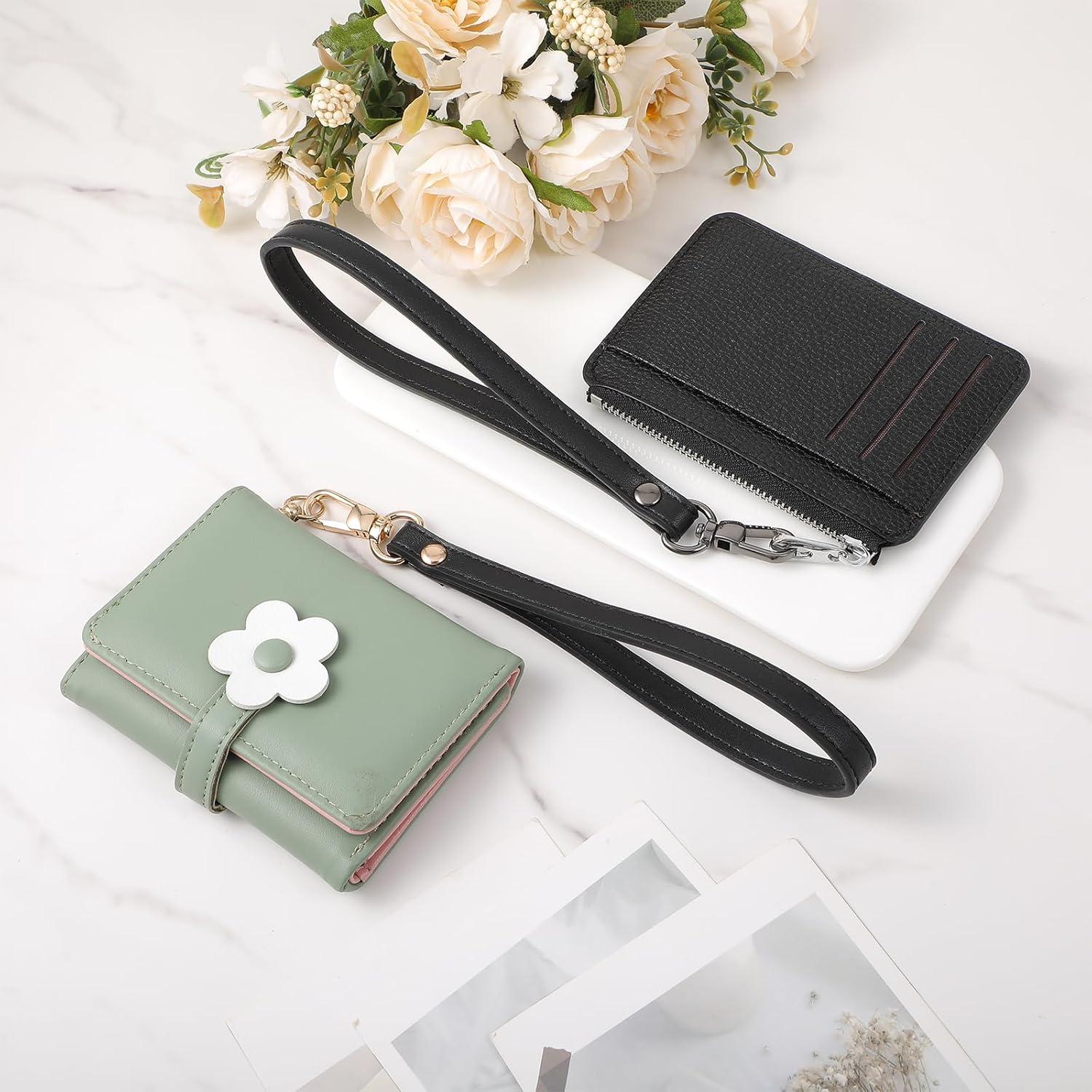 Correa de Muñeca 2 Pcs Heclia Cuero PU Negro 19 cm