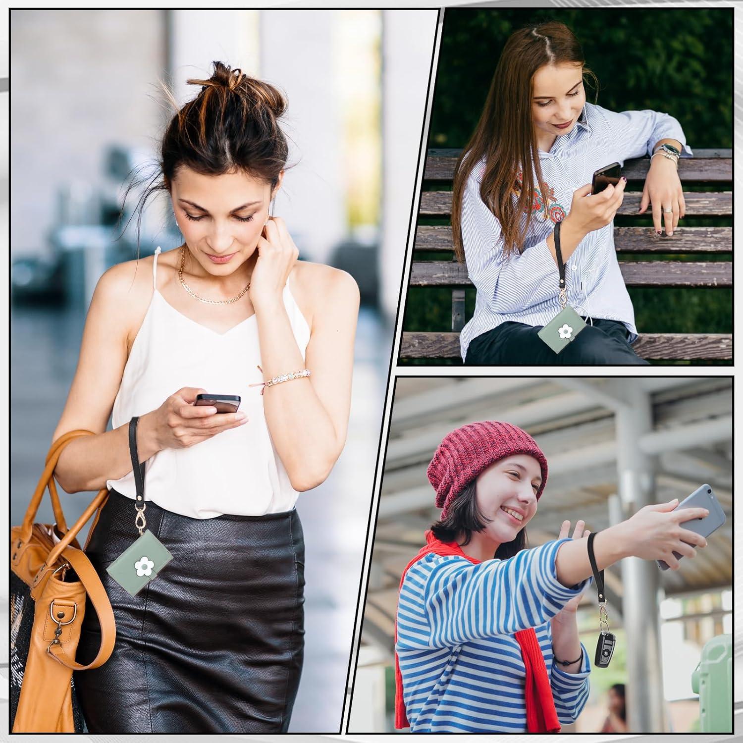 Correa de Muñeca de Cuero PU Tucnoeu Negra 20.5cm