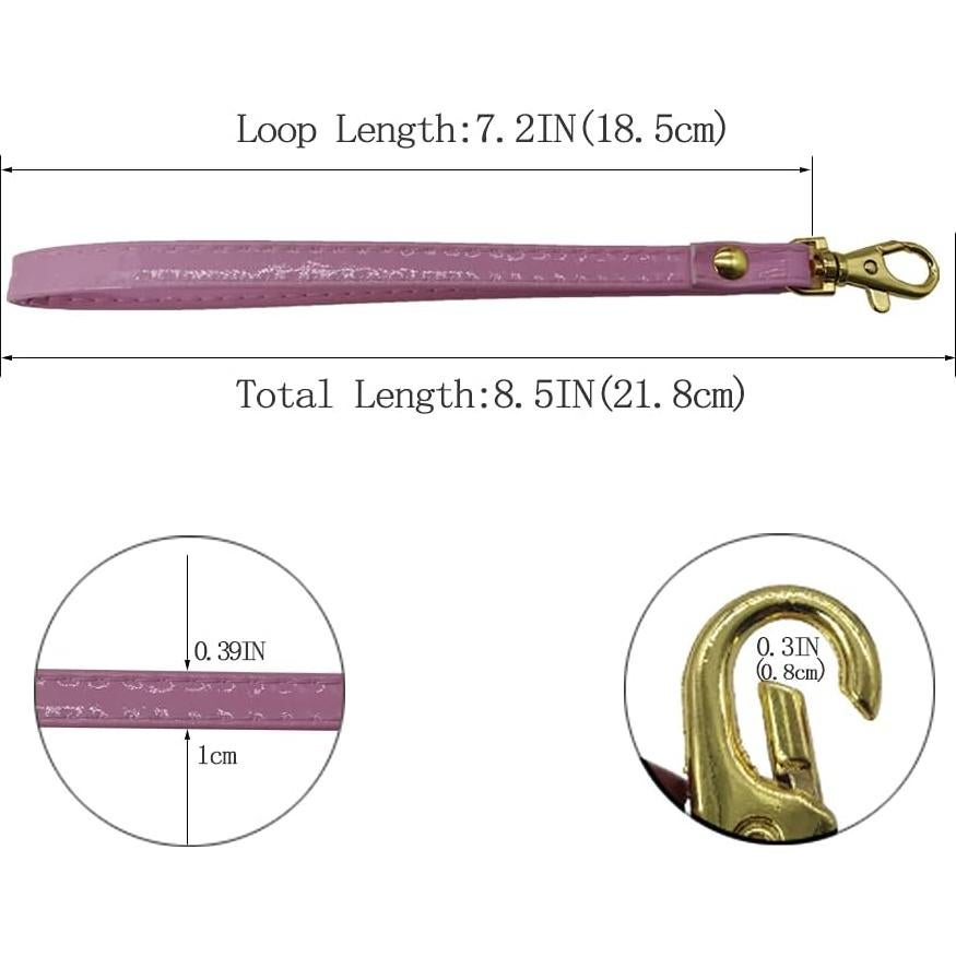 Correa de Muñeca PAMIR 12pcs Cuero Sintético Cerradura Dorada