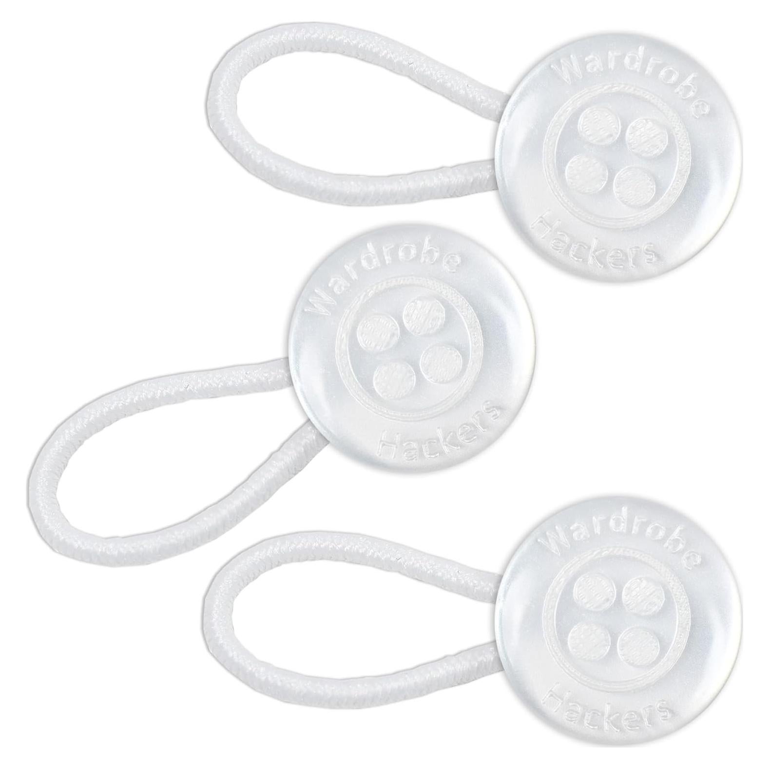 Extensores de Cuello para Camisas de Hombre Wardrobe Hackers - 3 Piezas Blanco Perla