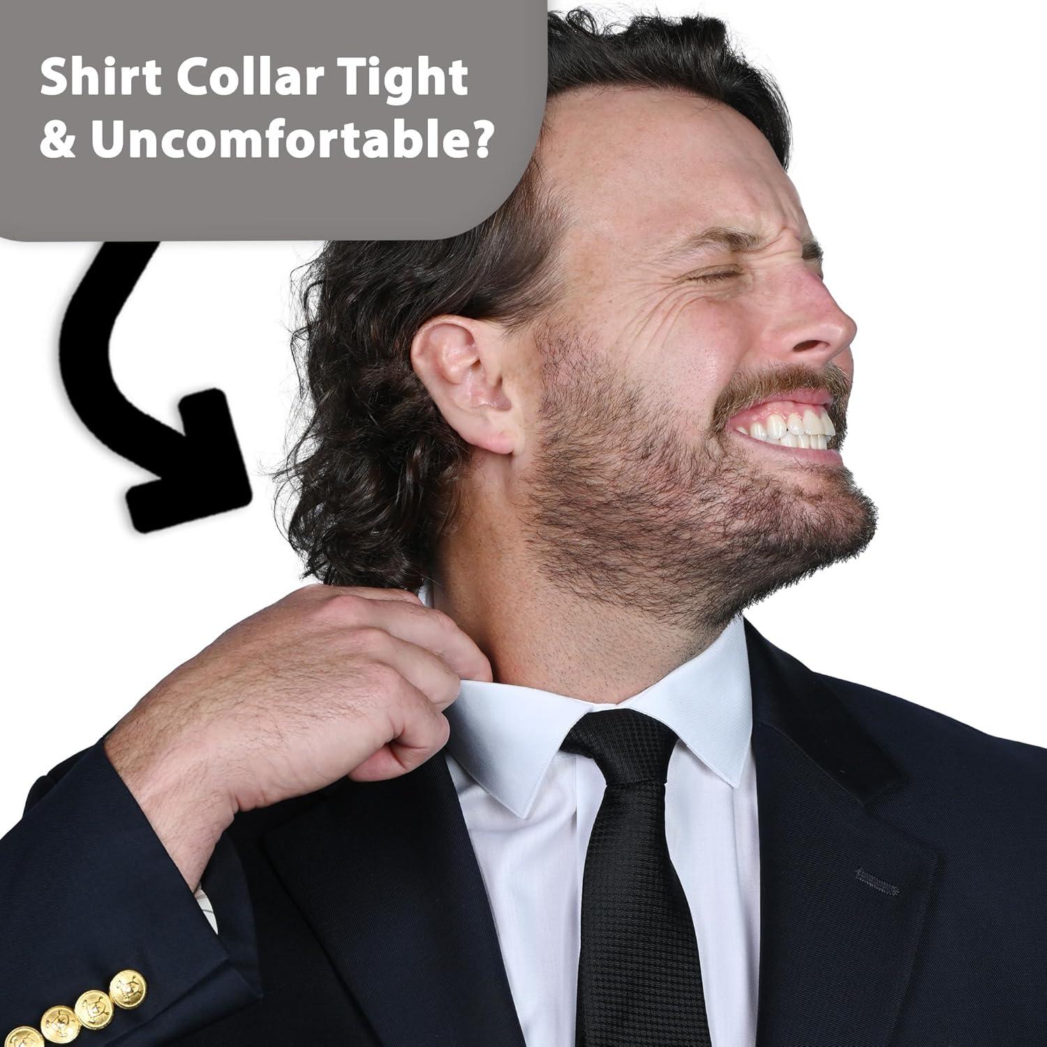 Extensores de Cuello para Camisas de Hombre Wardrobe Hackers - 3 Piezas Blanco Perla