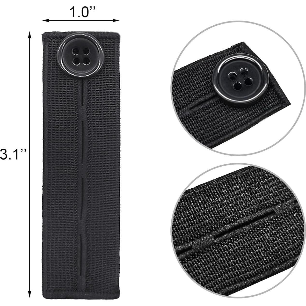 5 PCS Extensores de Cintura Elásticos Ajustables Deshionew