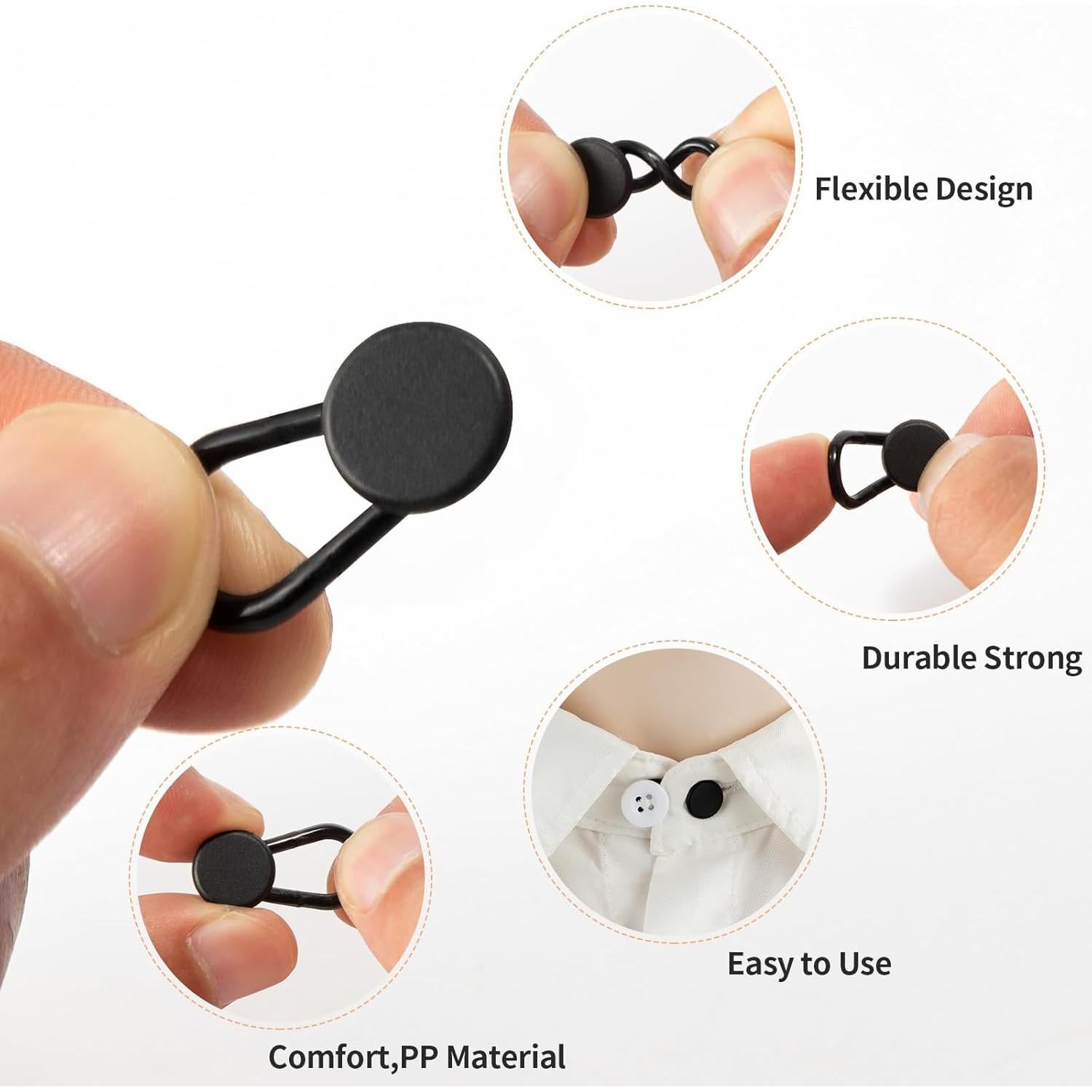 12 Extensores de Cuello Ajustables Mahaohao - 4 Colores