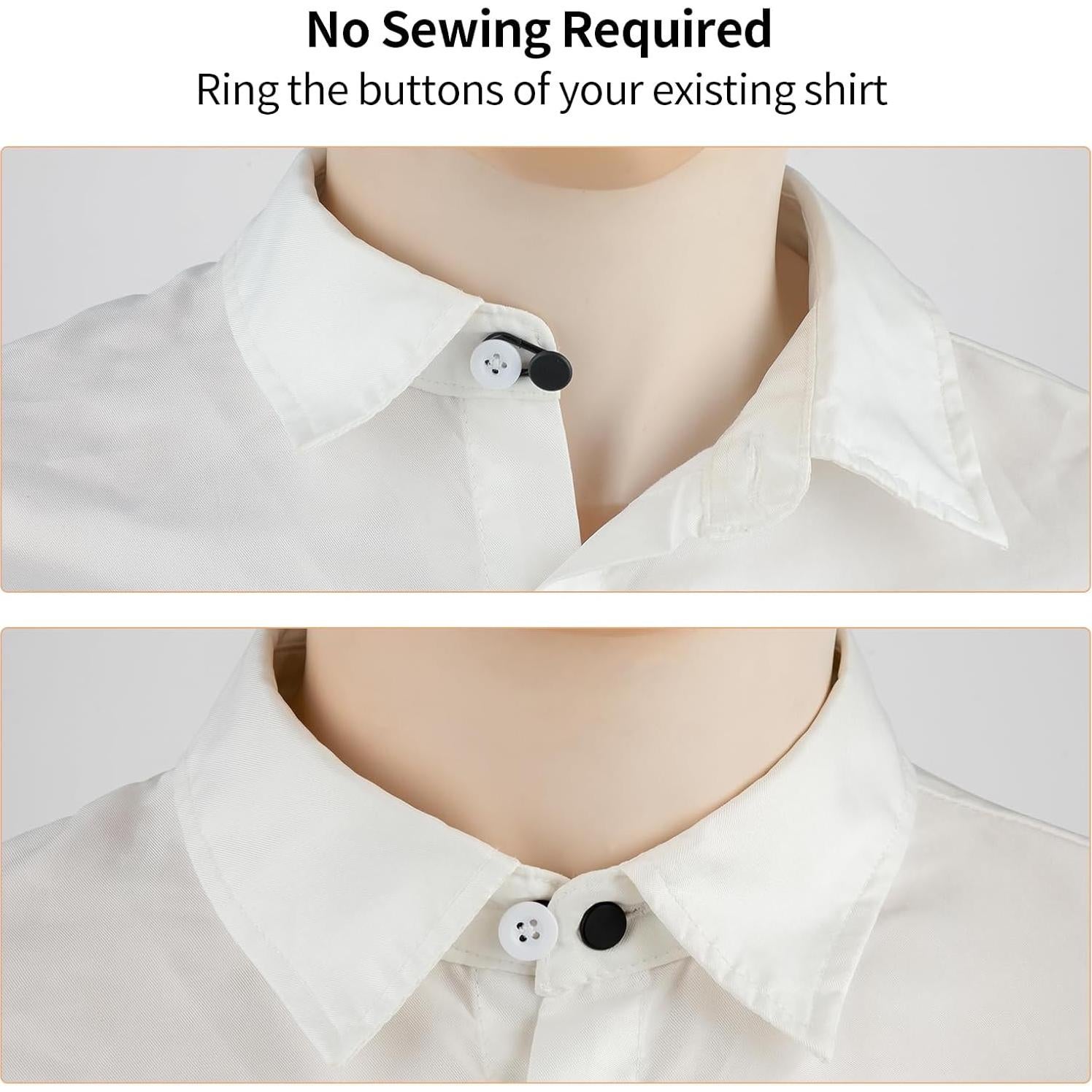 12 Extensores de Cuello Ajustables Mahaohao - 4 Colores